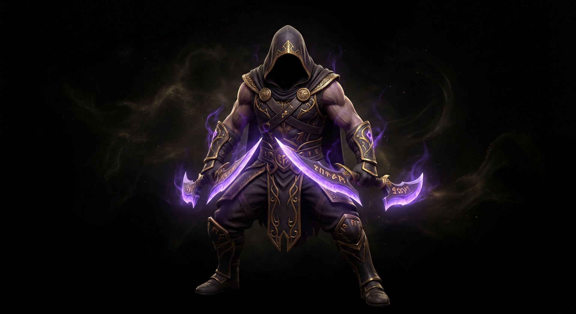 Anti-Mage Dota 2 hero cinematic portrait