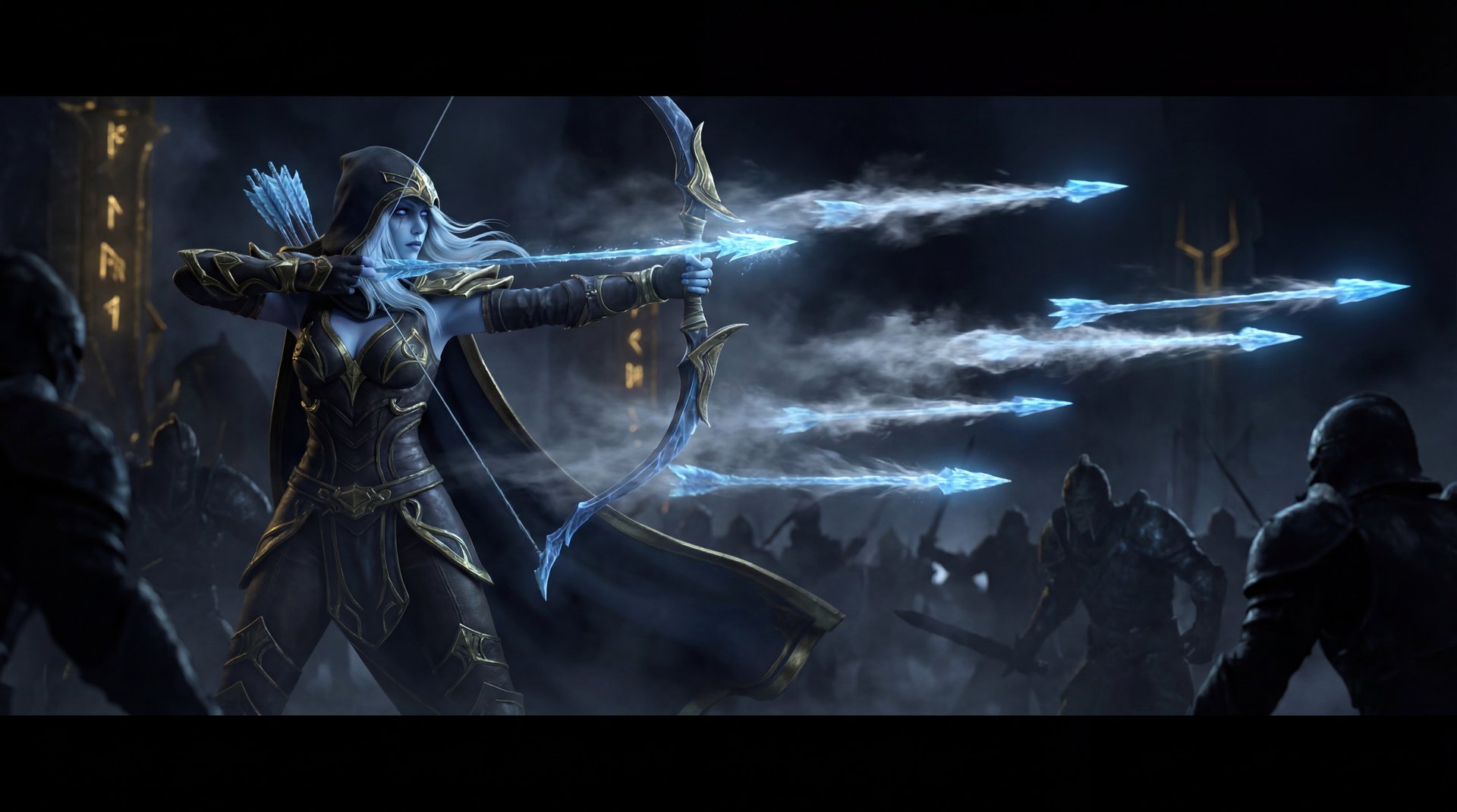 Drow Ranger Frost Arrows ability