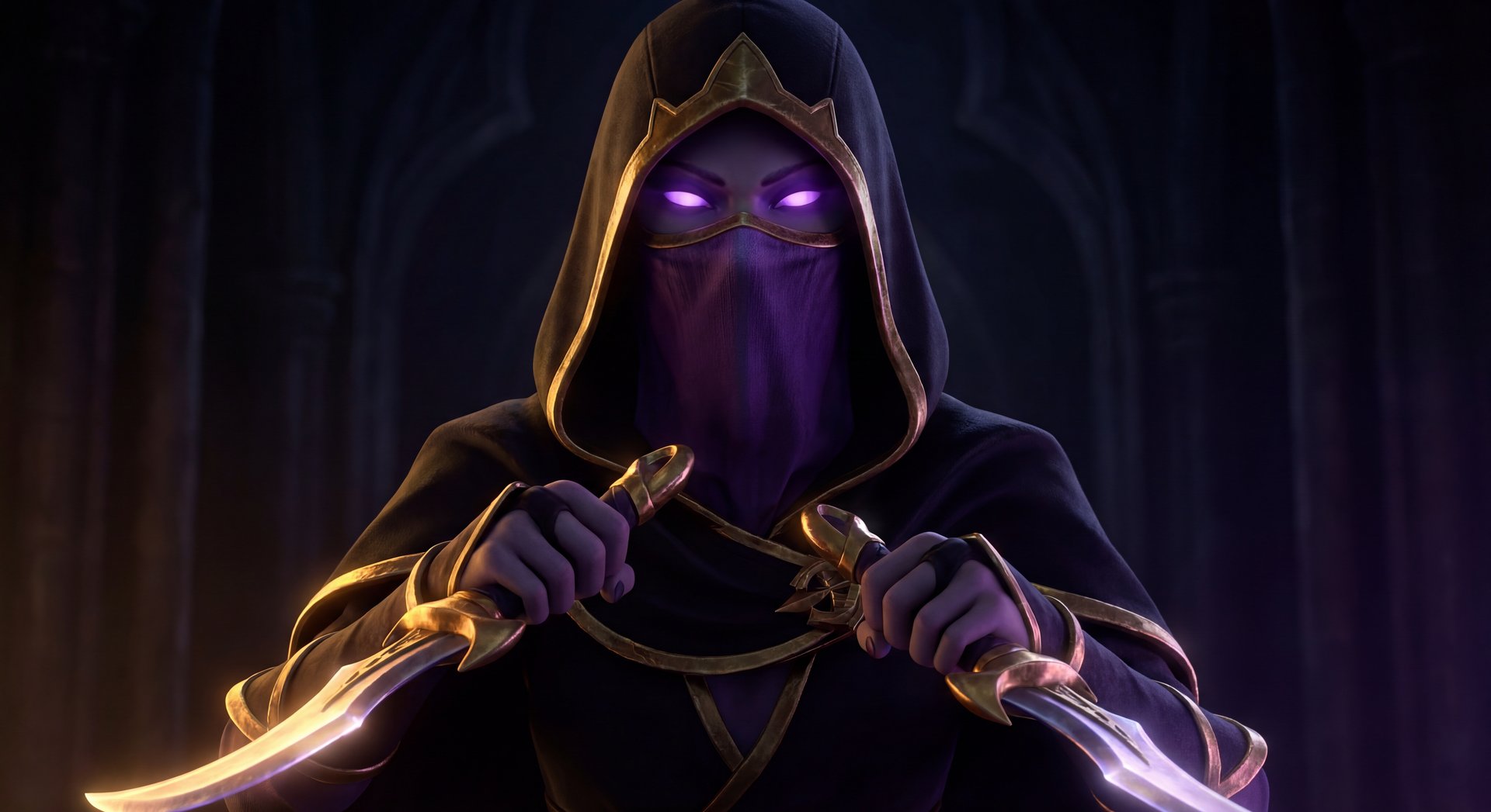 Phantom Assassin Dota 2 hero portrait cinematic
