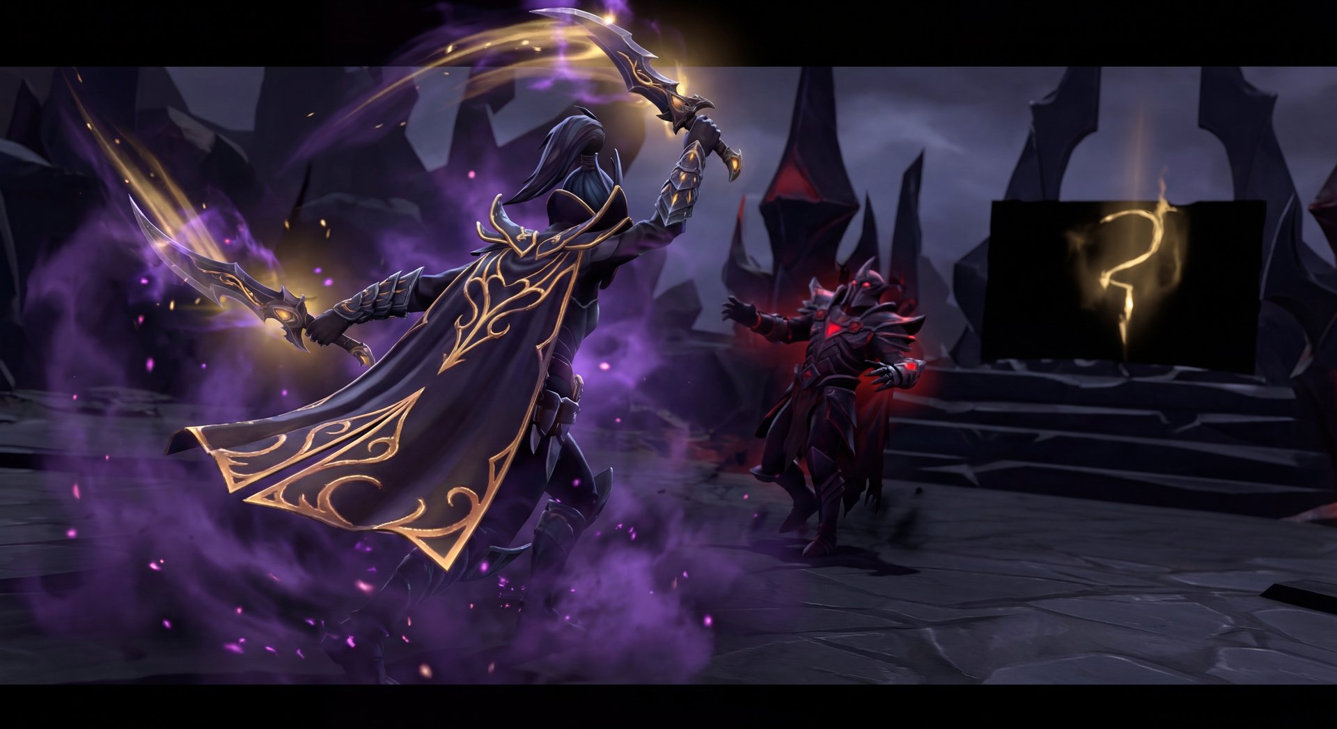 Phantom Assassin using Phantom Strike ability to blink onto target