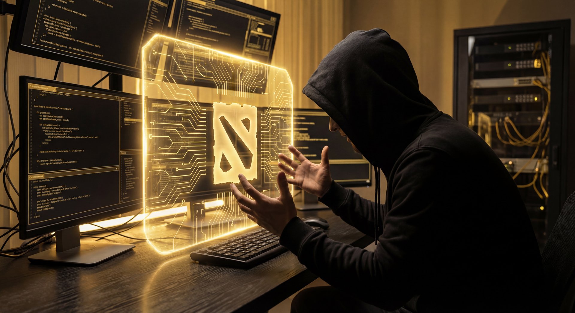 Hacker blocked by golden firewall while attempting to breach Dota 2 account