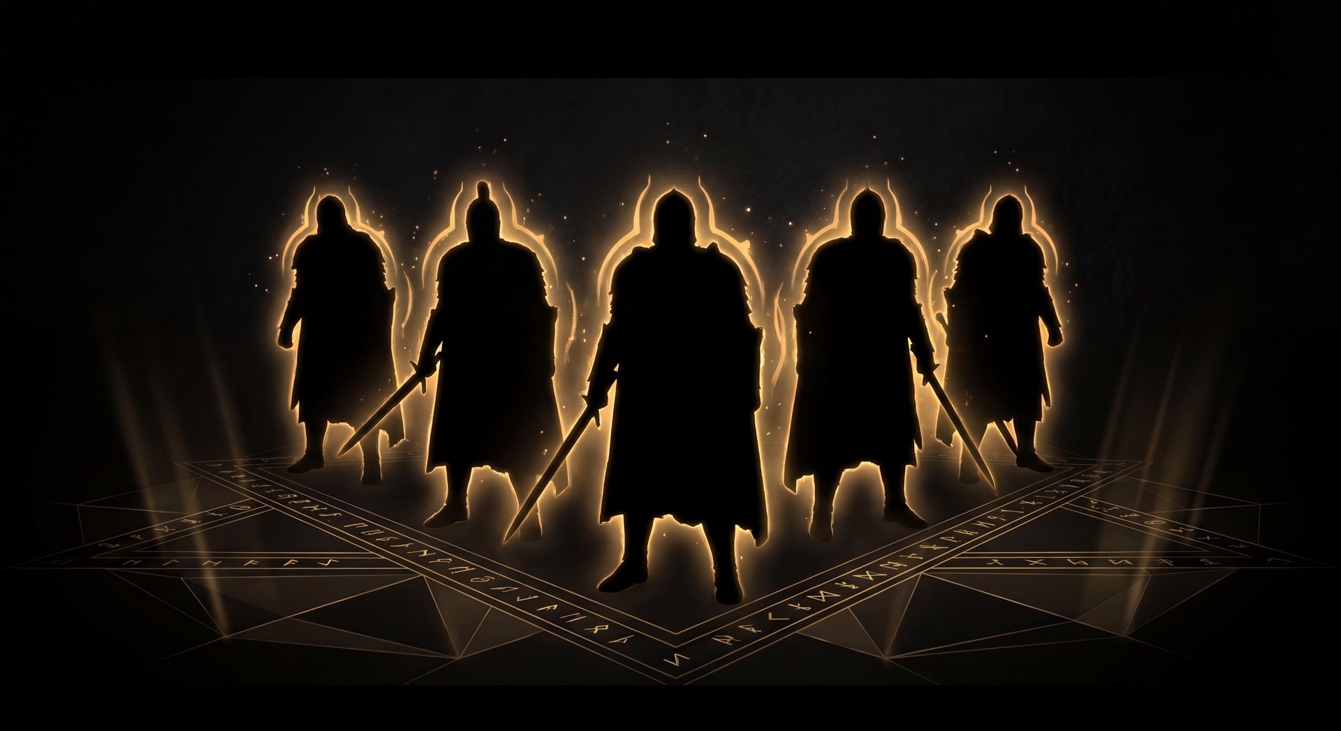 Party queue button highlighted with golden glow showing party boost