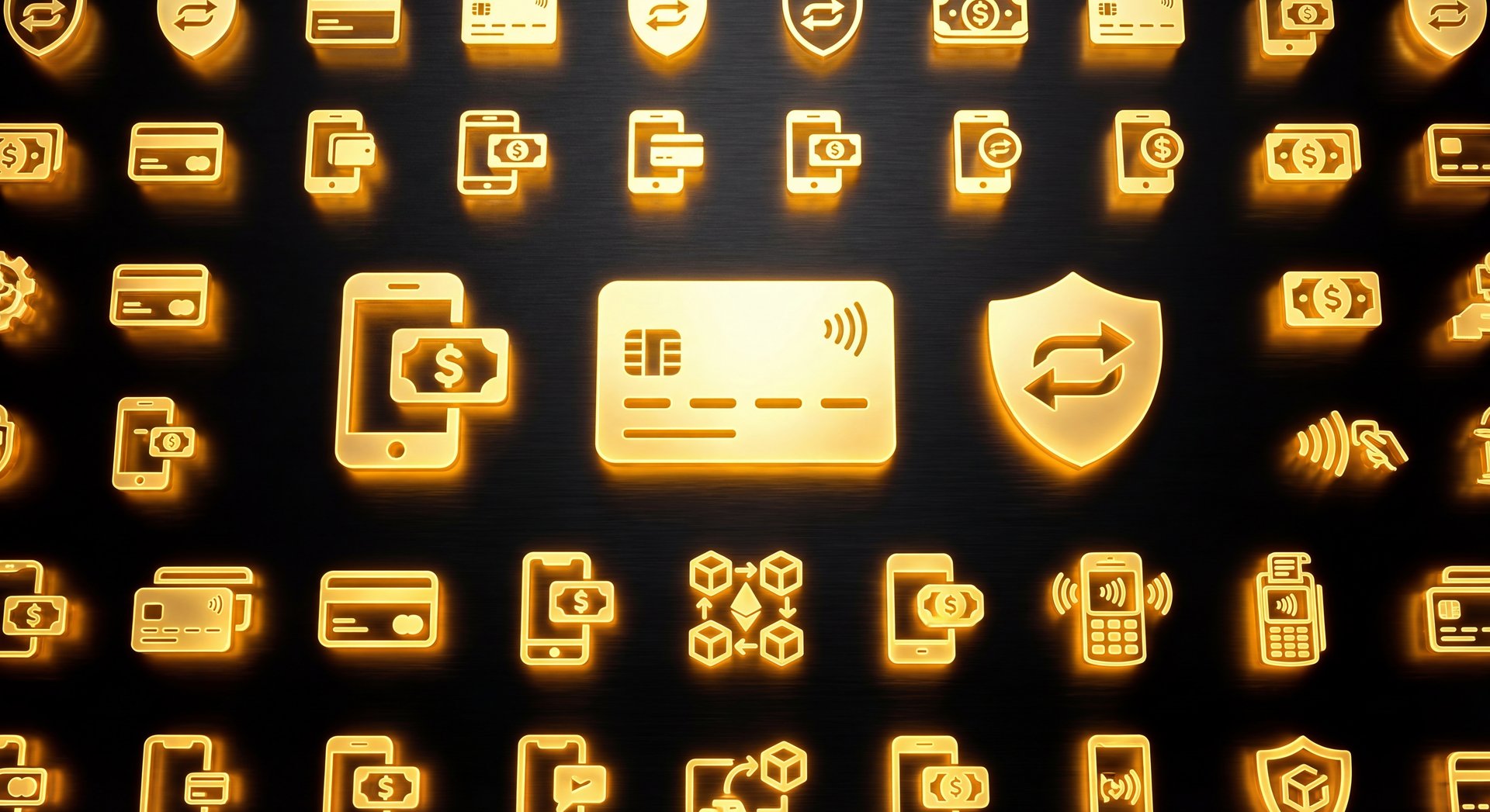 Multiple payment method logos including bank gateway and e-trust badge