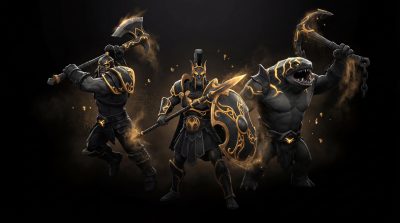 Top offlane heroes Axe Mars Tidehunter in Dota 2