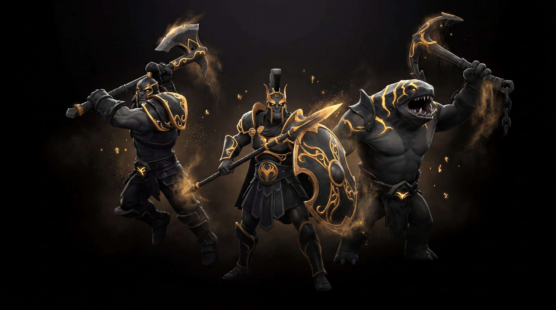 Top offlane heroes Axe Mars Tidehunter in Dota 2