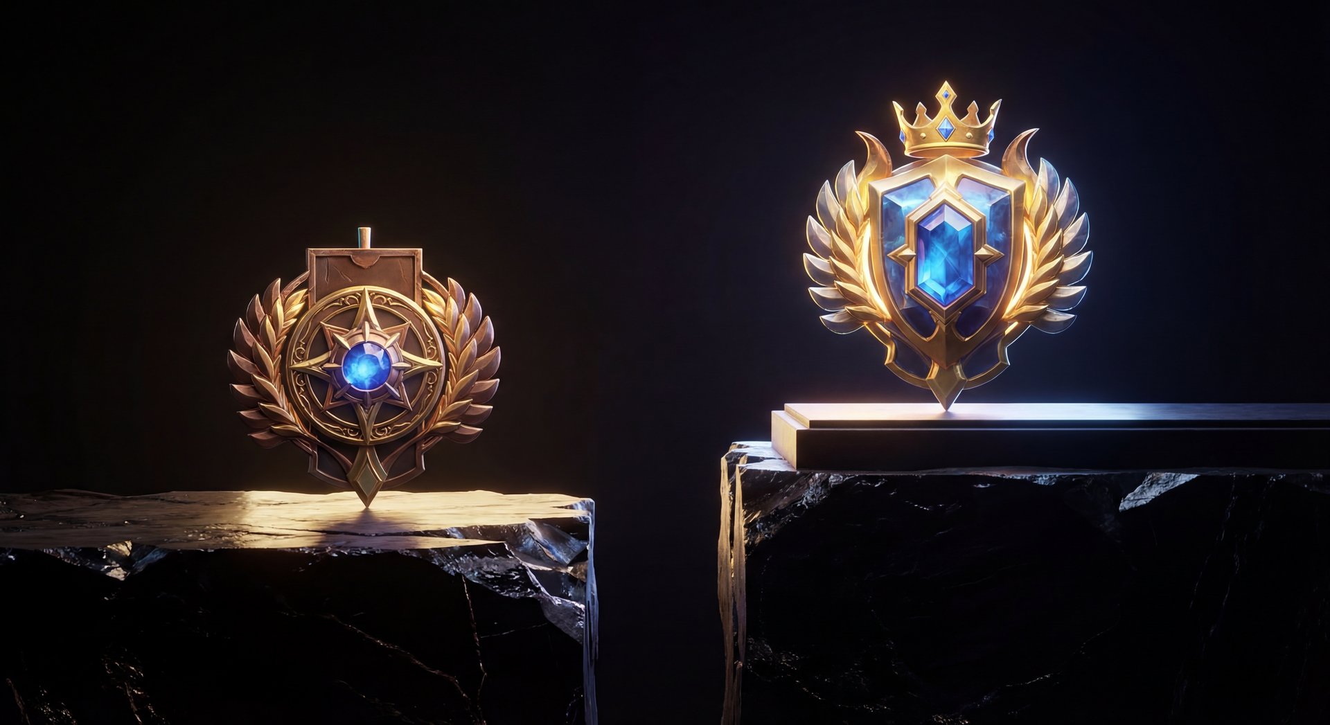 Ancient vs Immortal rank medal comparison in Dota 2