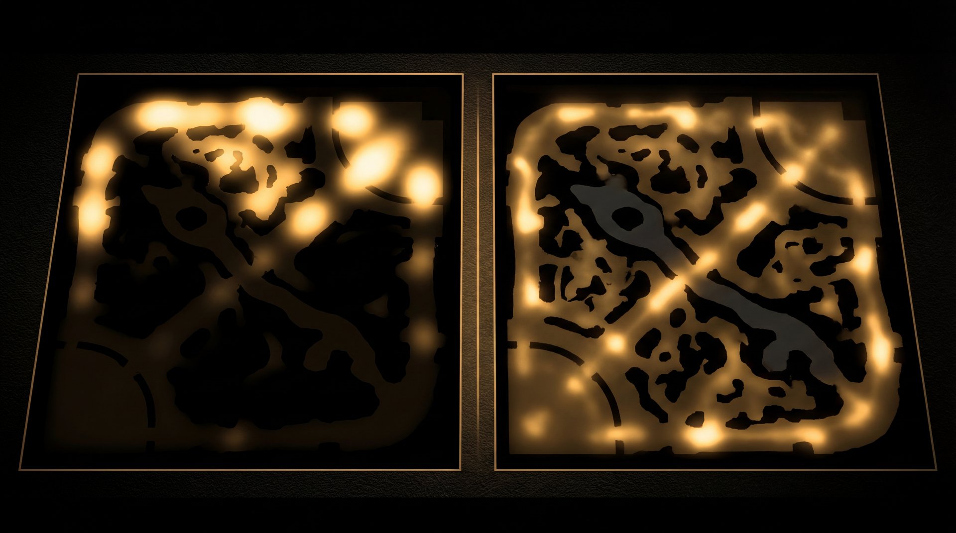 Map awareness heat map showing Ancient vs Immortal player focus areas