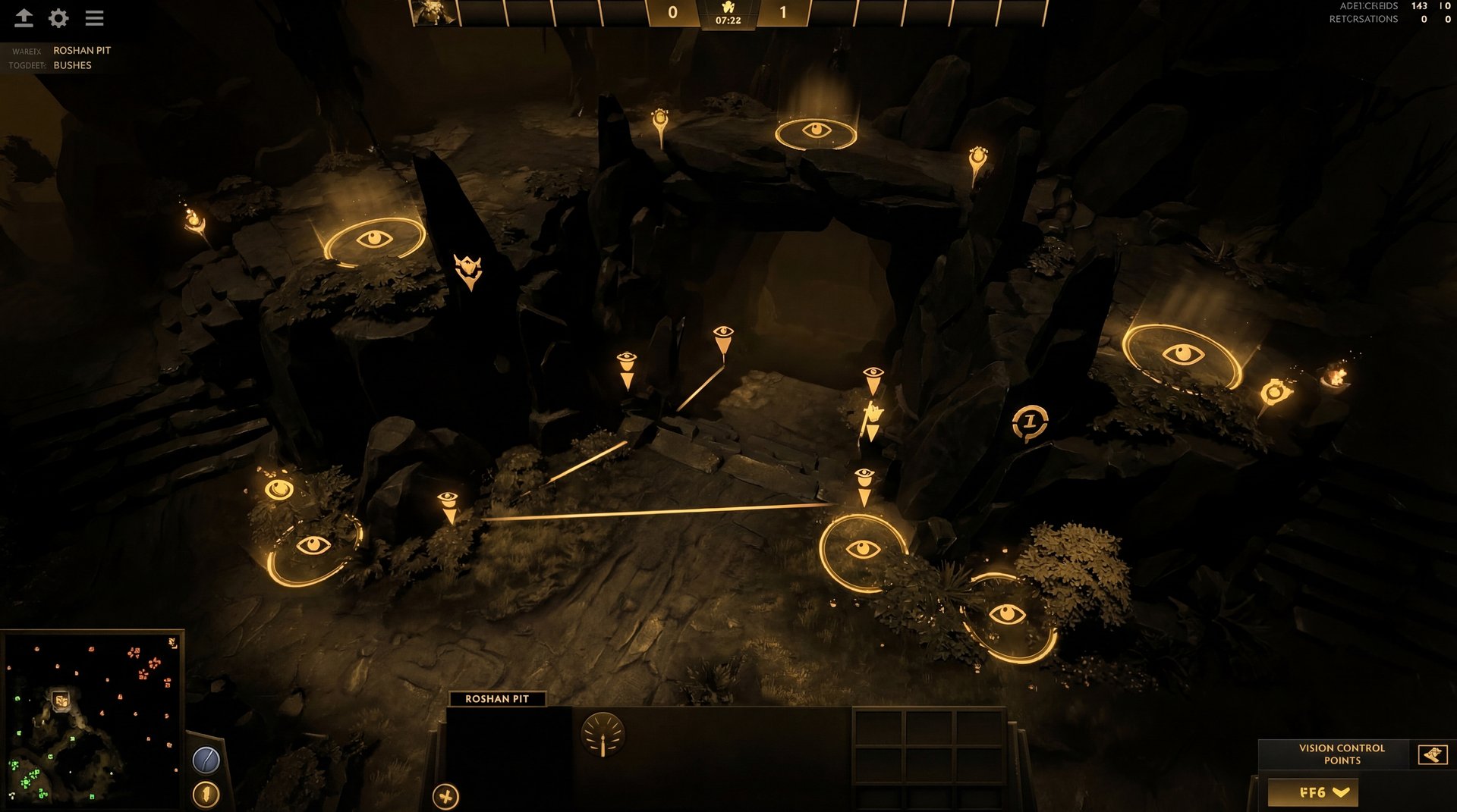 Professional player mindset visualization with motivational elements, dark gaming aesthetic with gold accents