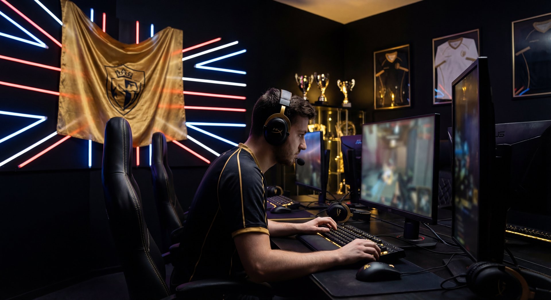 National pride gaming concept with Iranian flag and Dota 2 elements