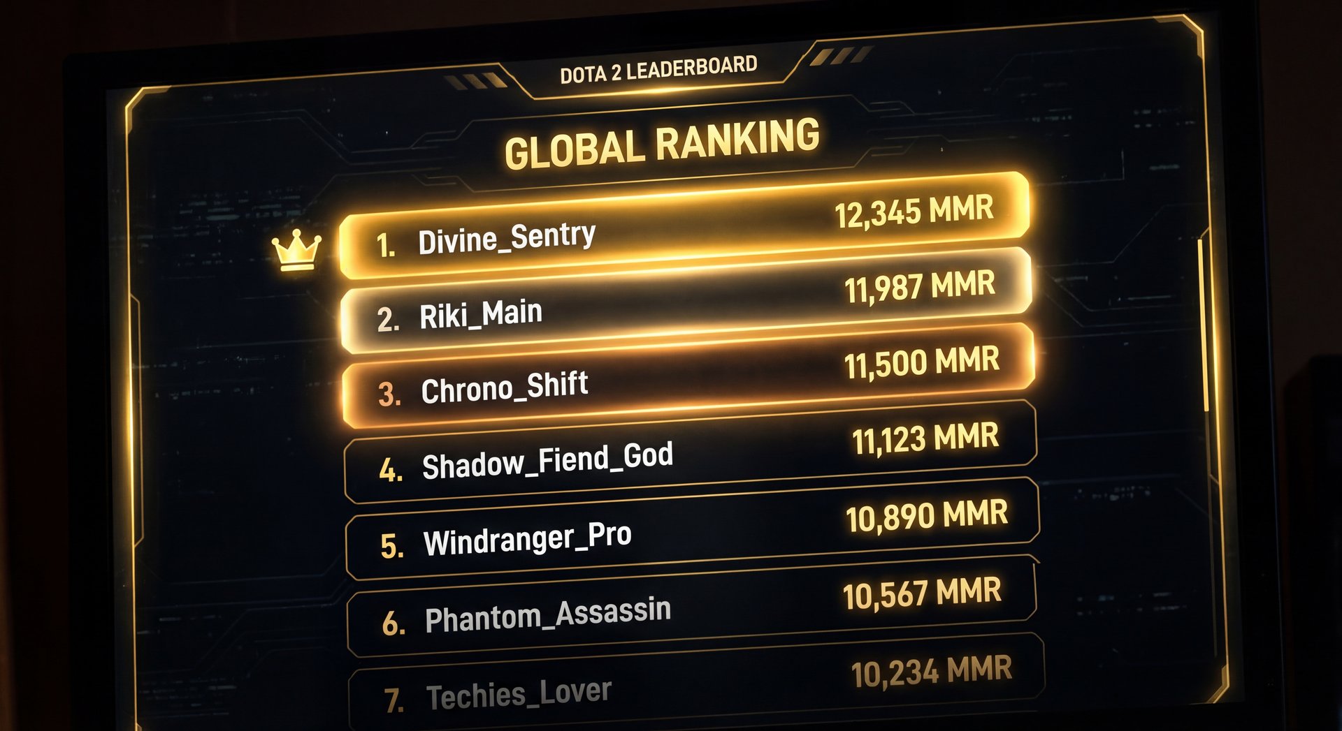 Immortal rank badge with less than 1 percent text gold on black