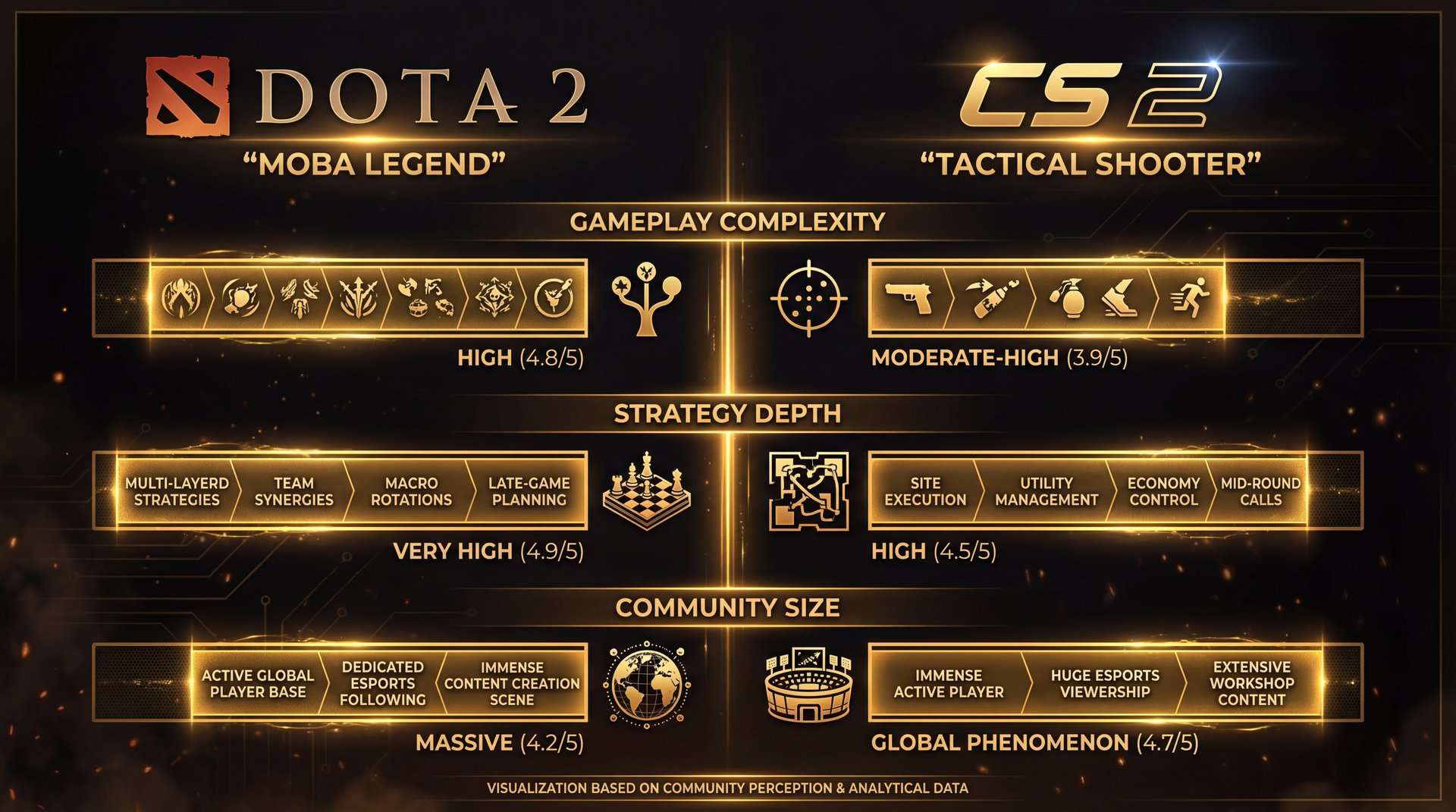 Iranian gaming community split between Dota 2 and CS2 with golden divider