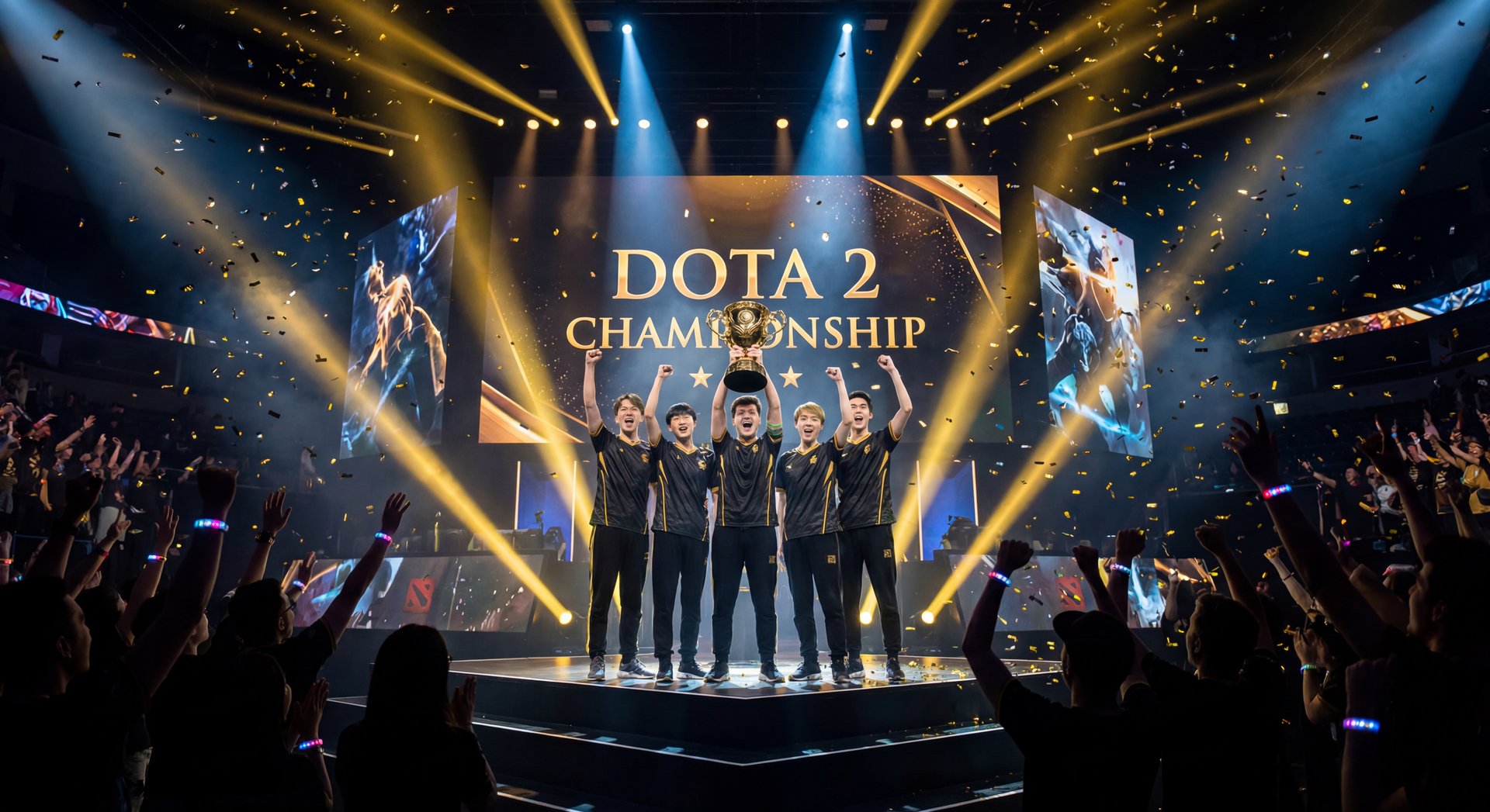 ESL One Birmingham 2026 Tundra Esports champion celebration