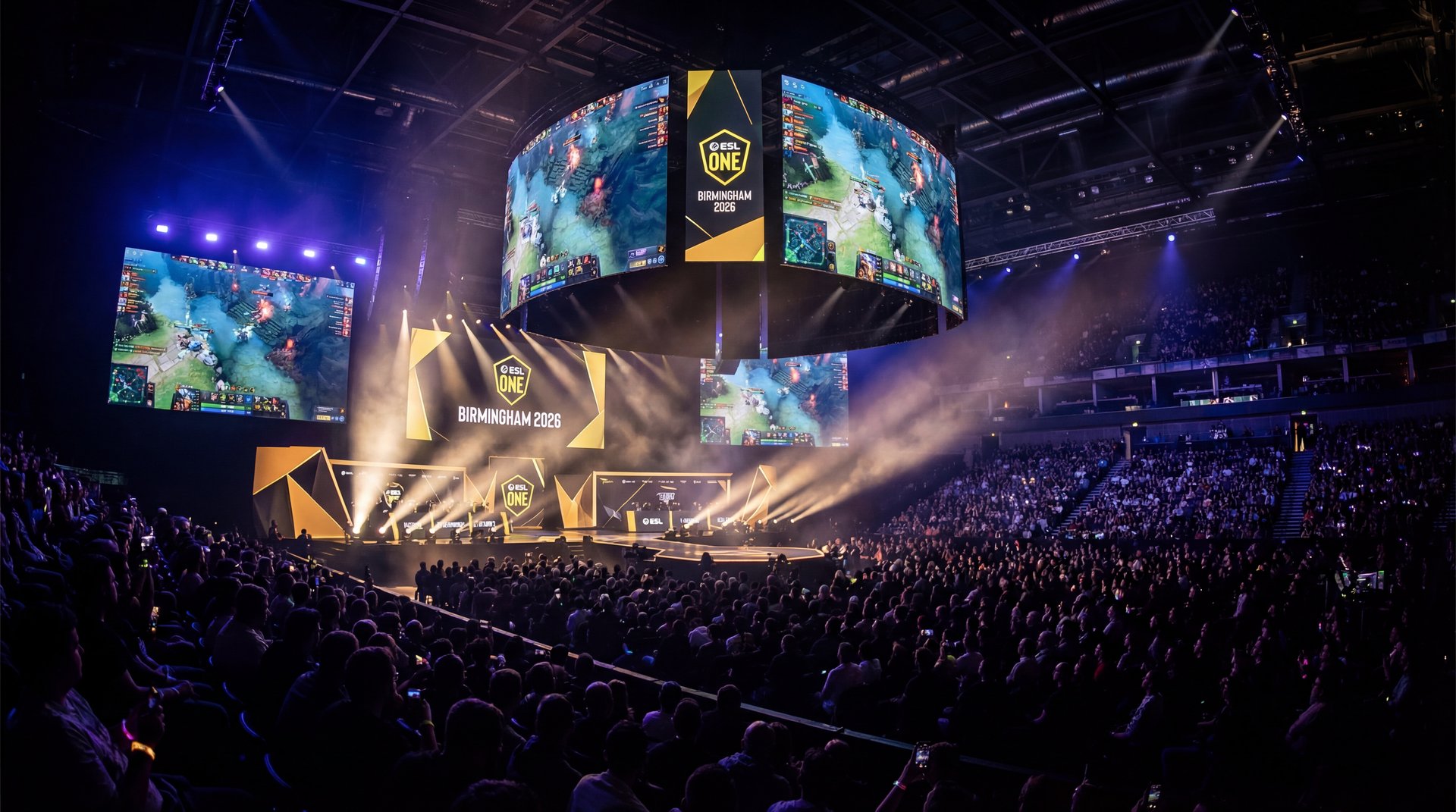 ESL One Birmingham 2026 Dota 2 tournament arena