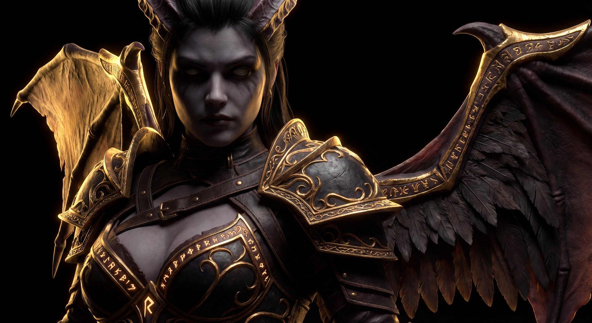 Queen of Pain cinematic portrait