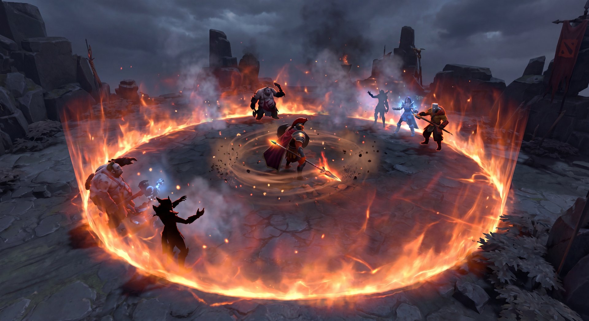 Mars Arena of Blood teamfight