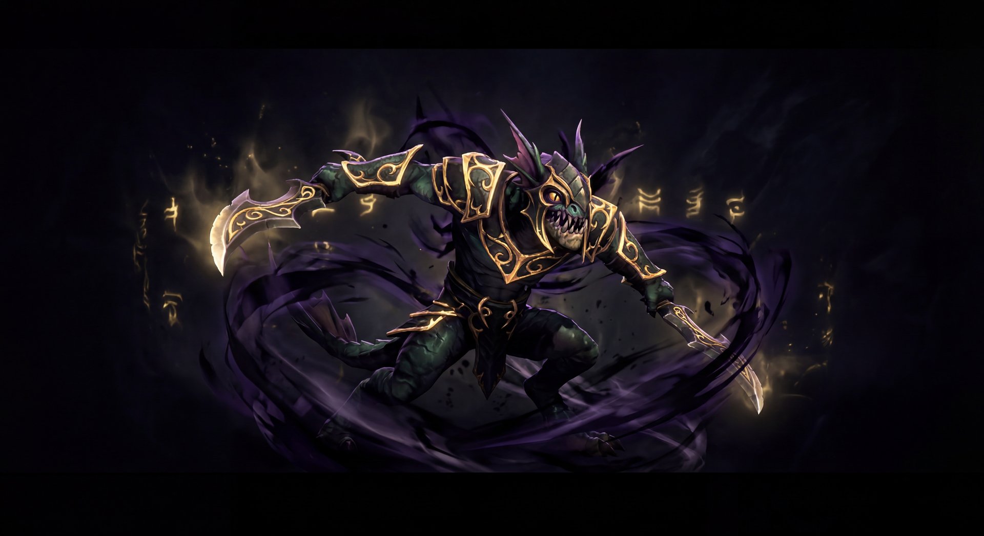 Slark abilities action scene