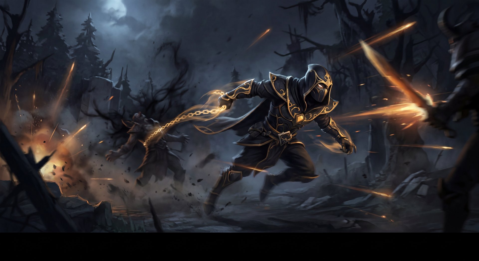 Slark in late game teamfight