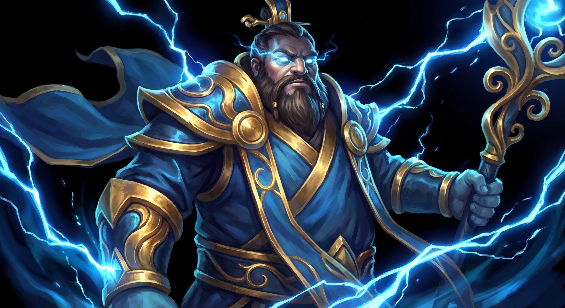 Storm Spirit cinematic portrait