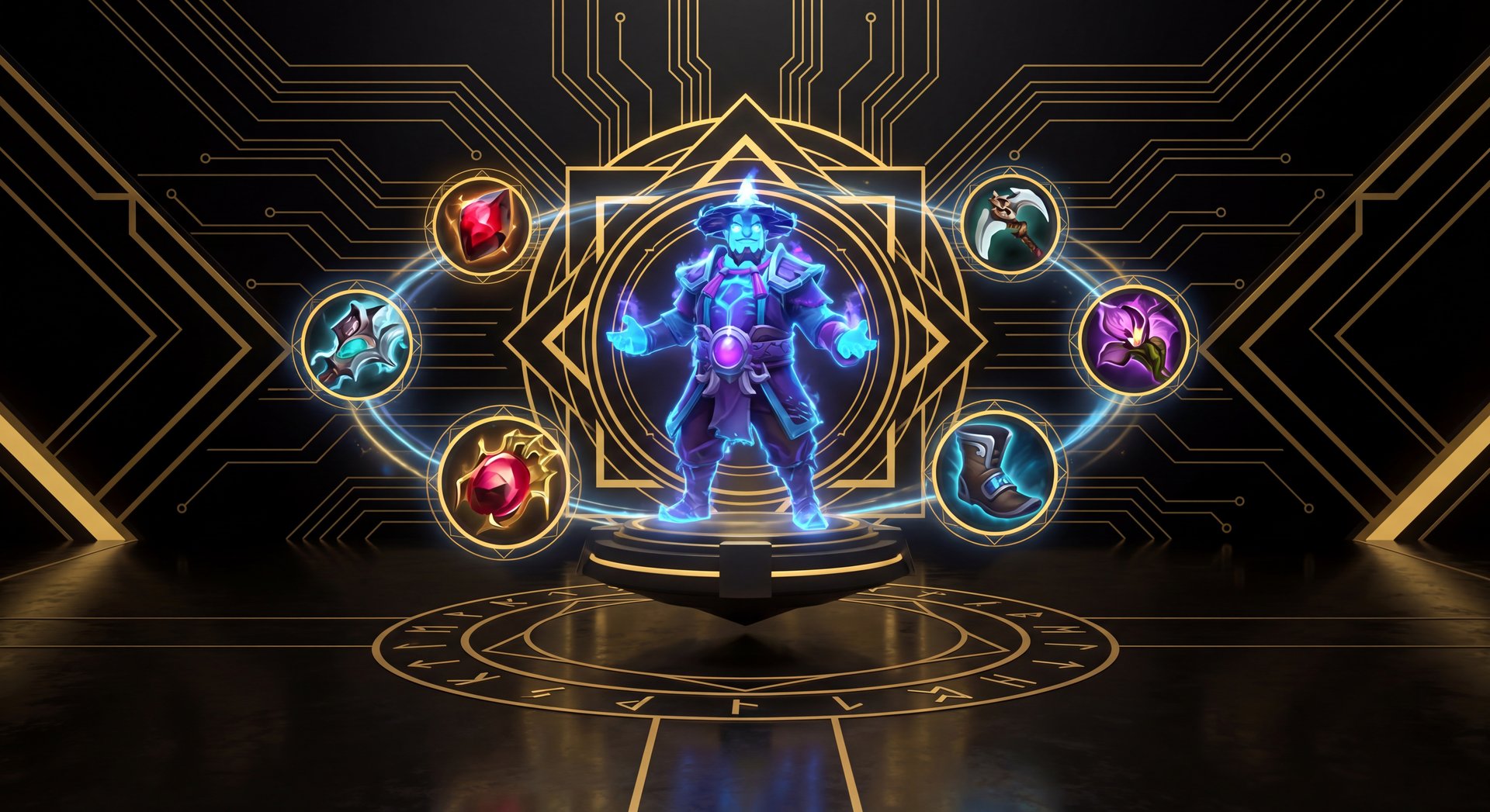 Storm Spirit item build progression in patch 7.41b