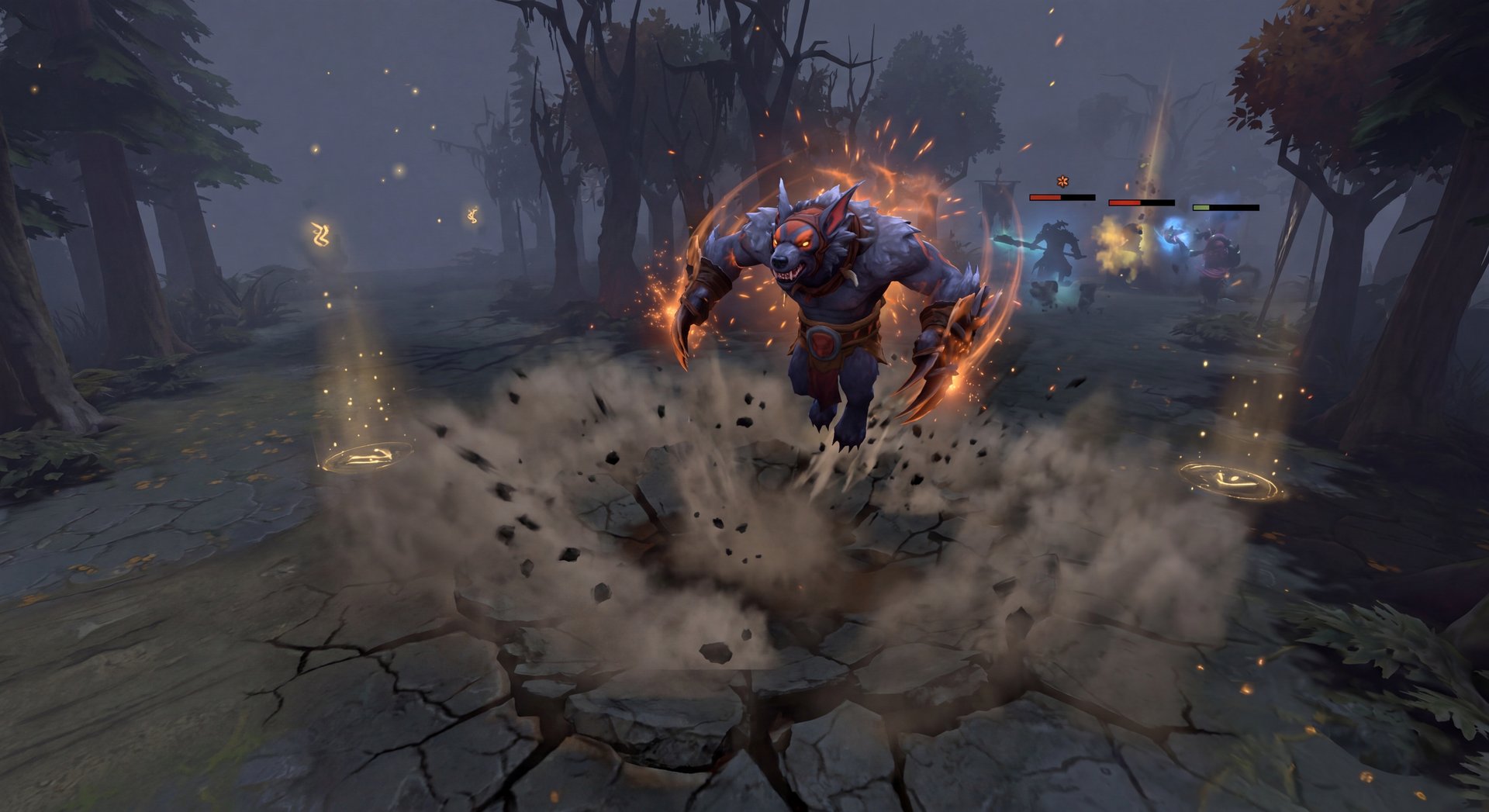 Ursa using overpower and earthshock