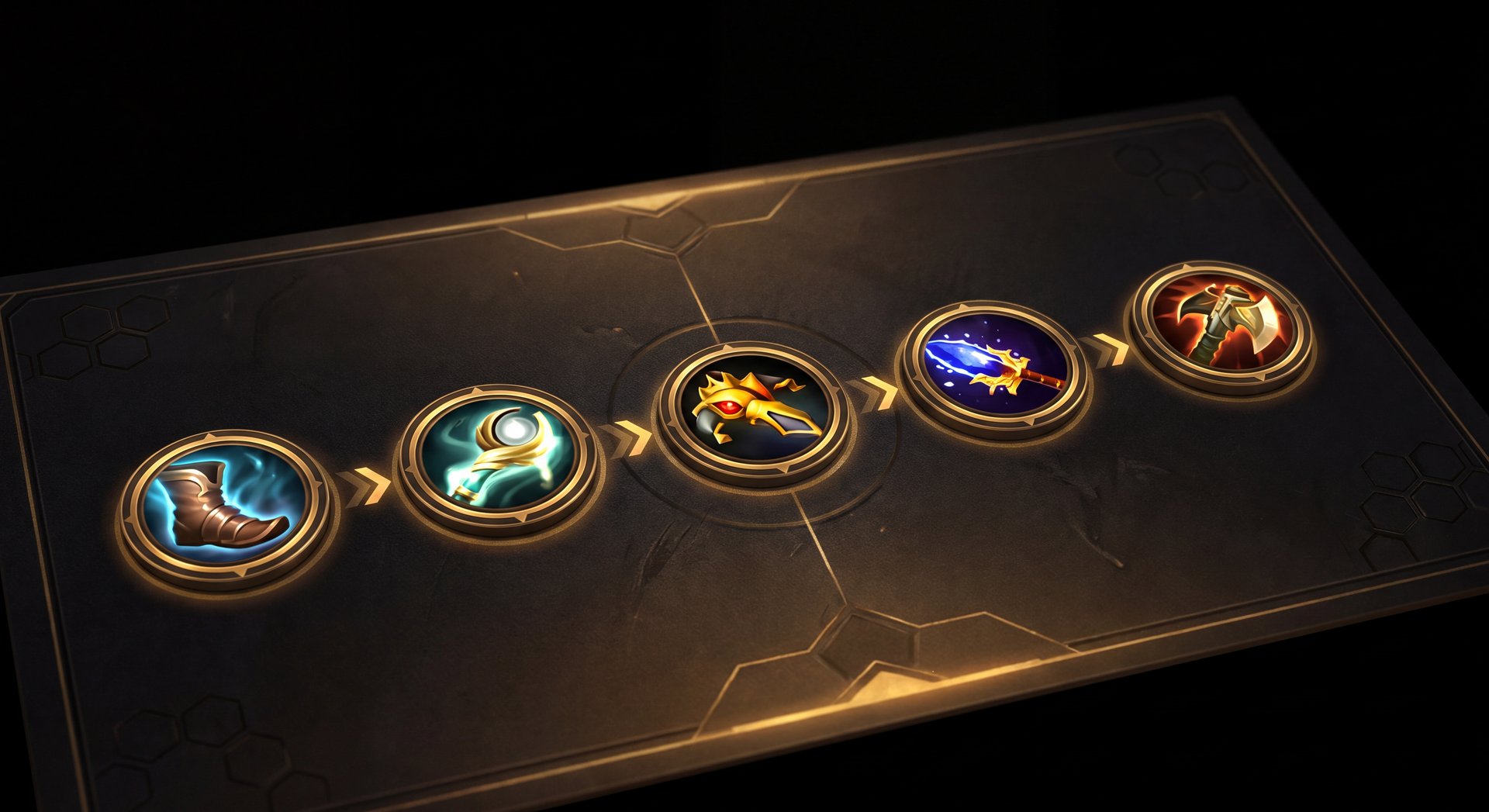 Lina item build progression in Dota 2