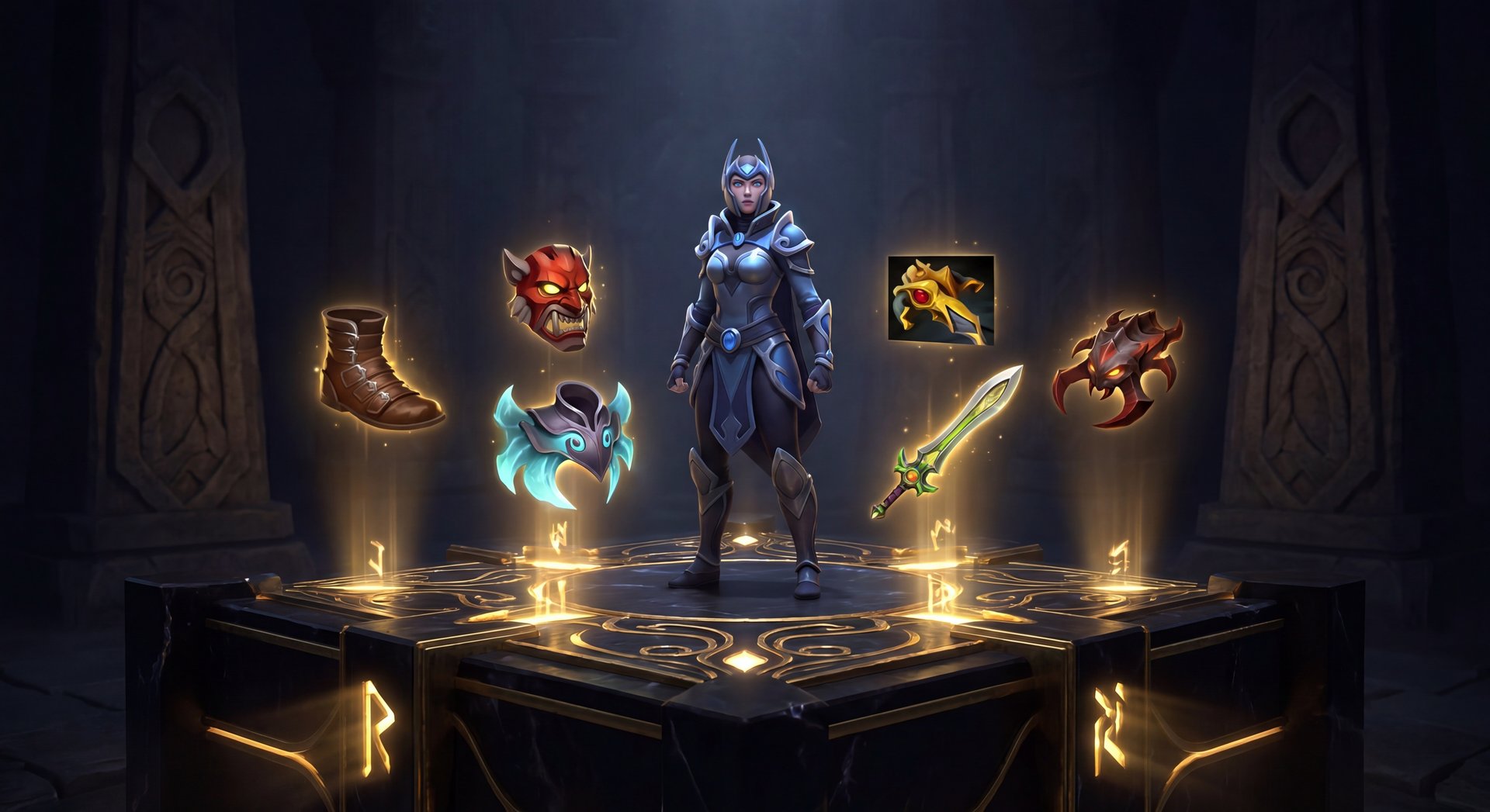 Luna item progression build