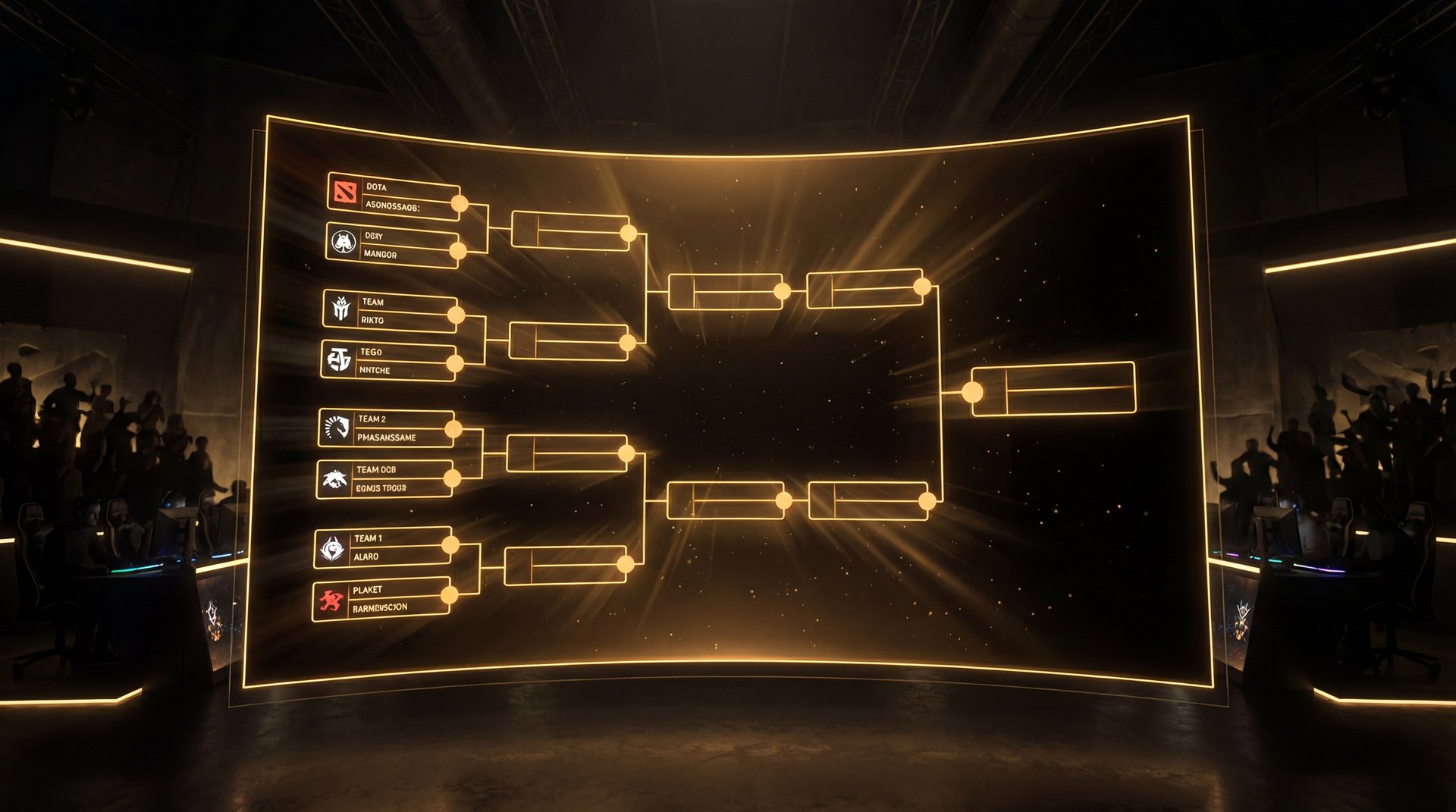 Dota 2 PGL tournament bracket esports competition