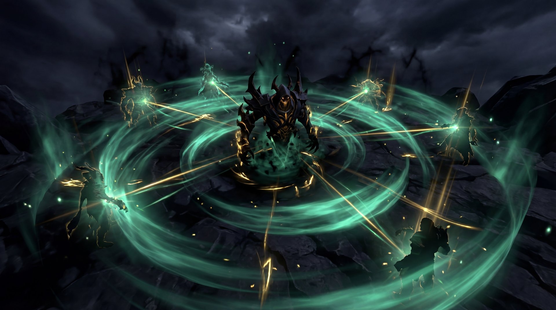 Shadow Fiend Requiem of Souls ultimate in Dota 2