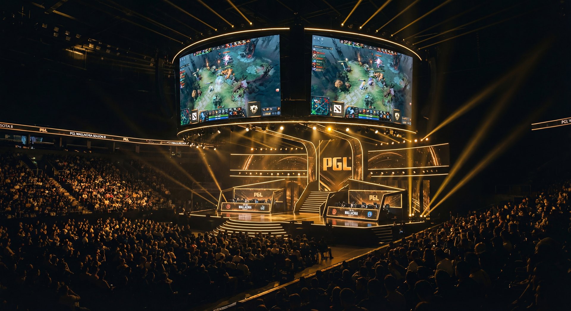 PGL Wallachia Season 8 Bucharest Dota 2 tournament arena