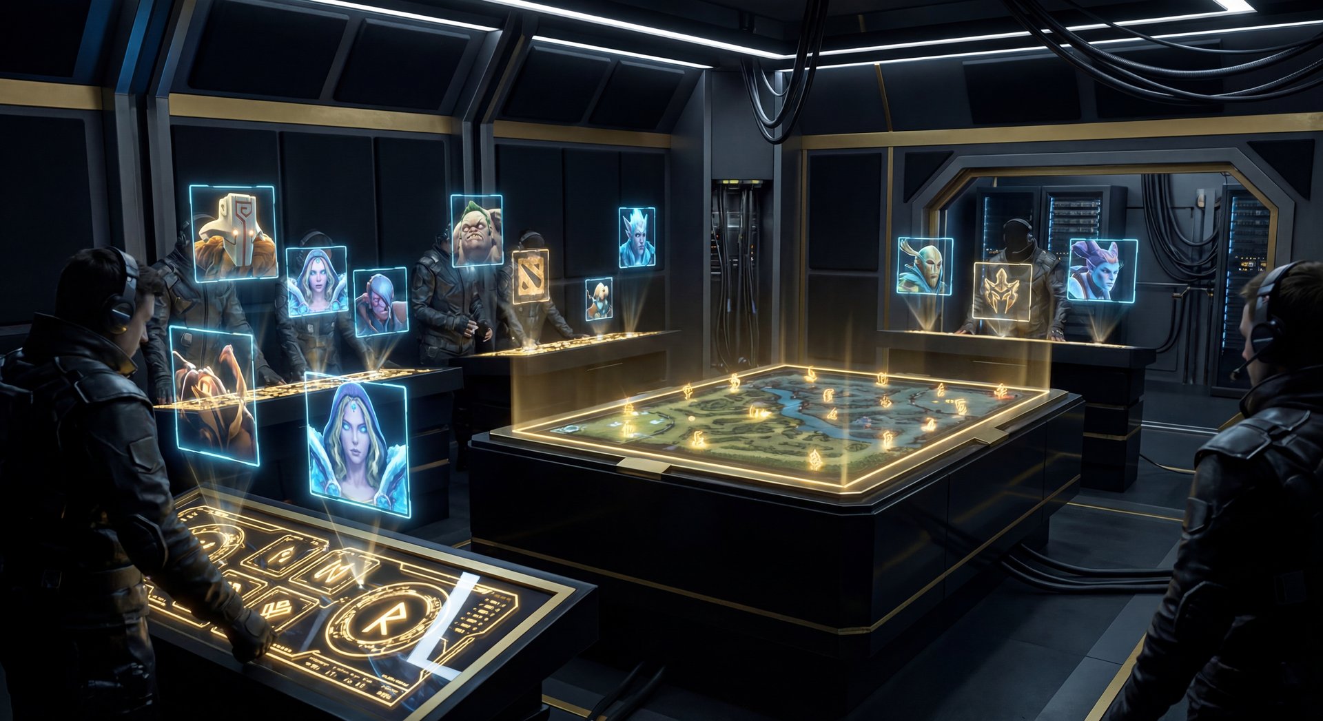 Dota 2 patch 7.41b strategic overview scene