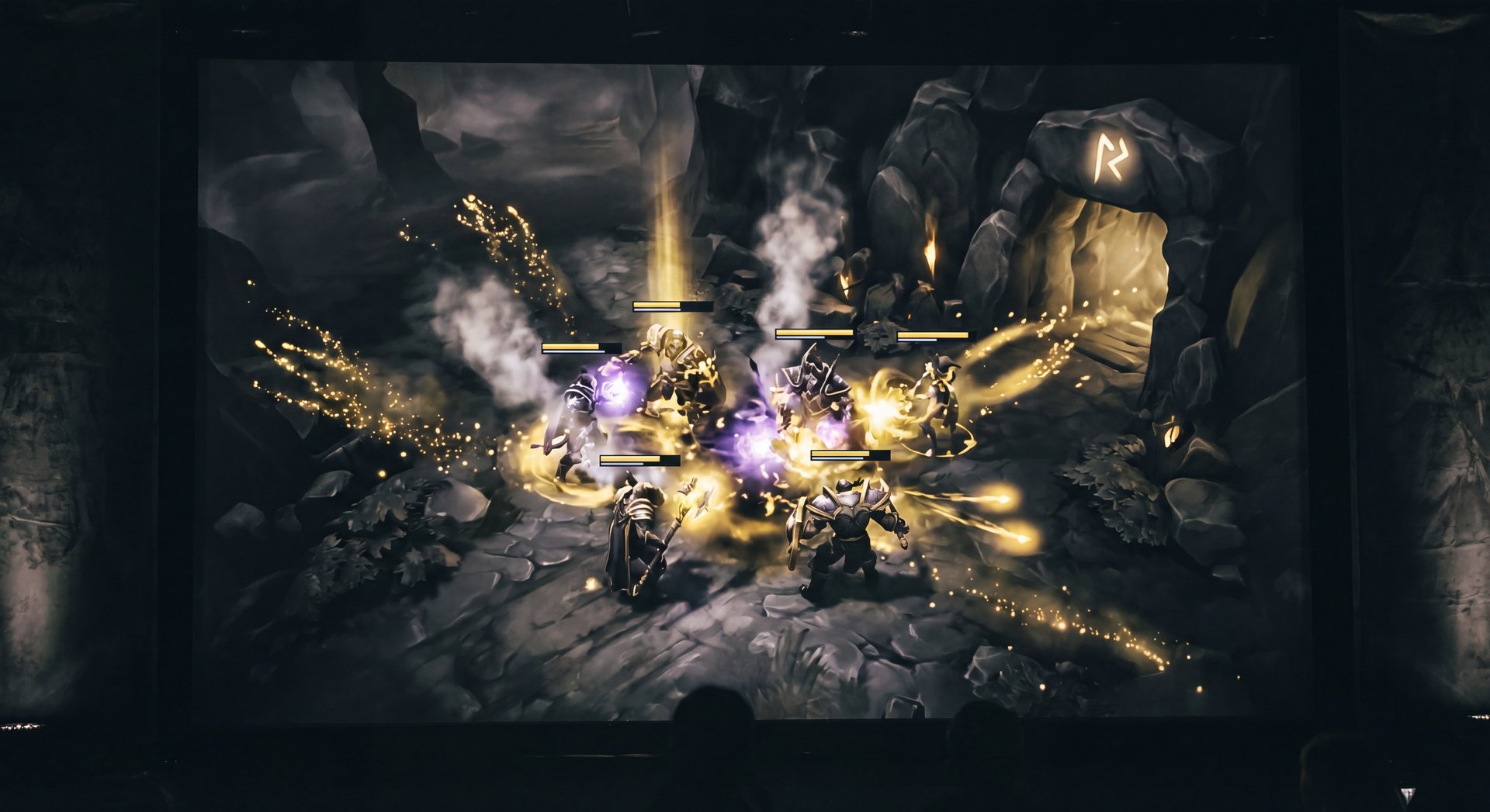 Dota 2 pro team fight dark cinematic