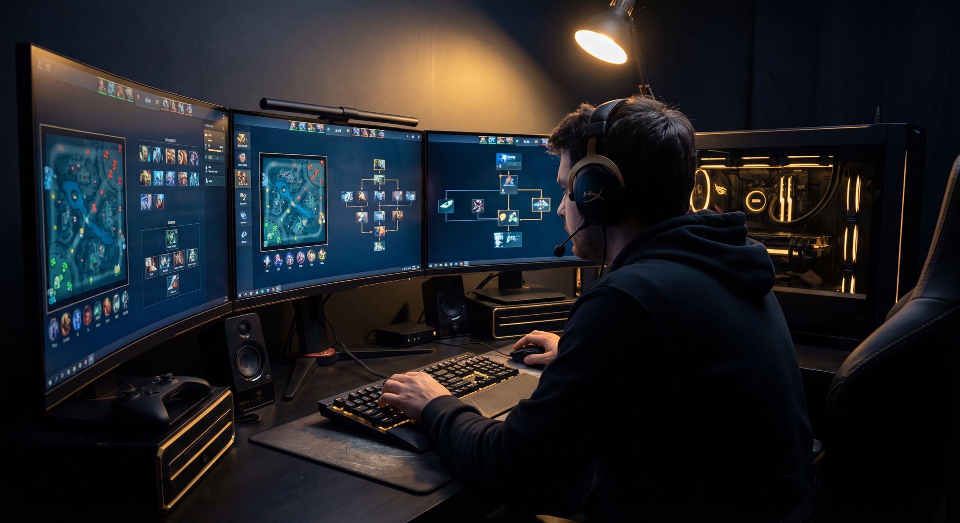 Dota 2 MMR improvement strategy dark style