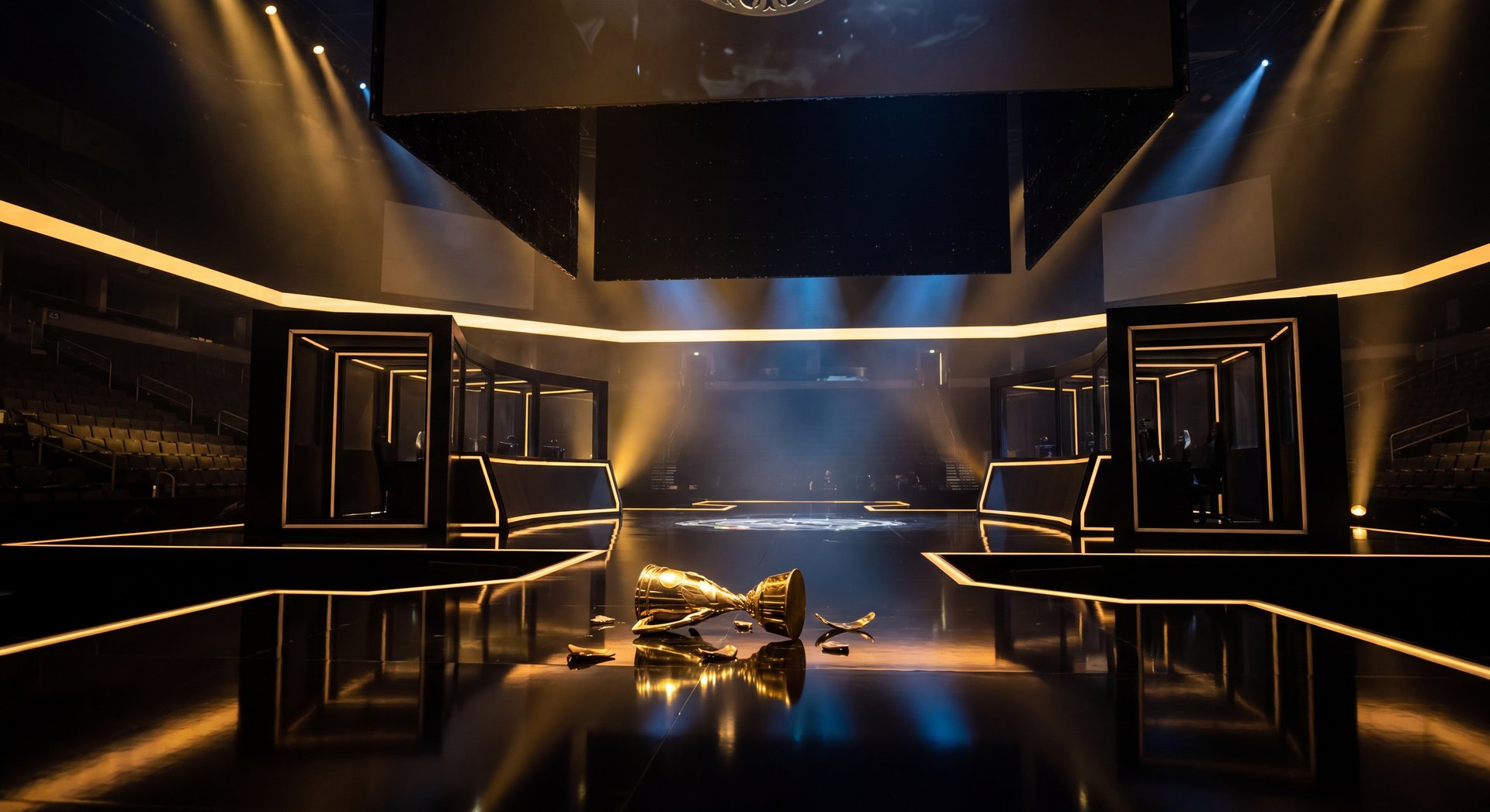 Dota 2 upset elimination stage scene