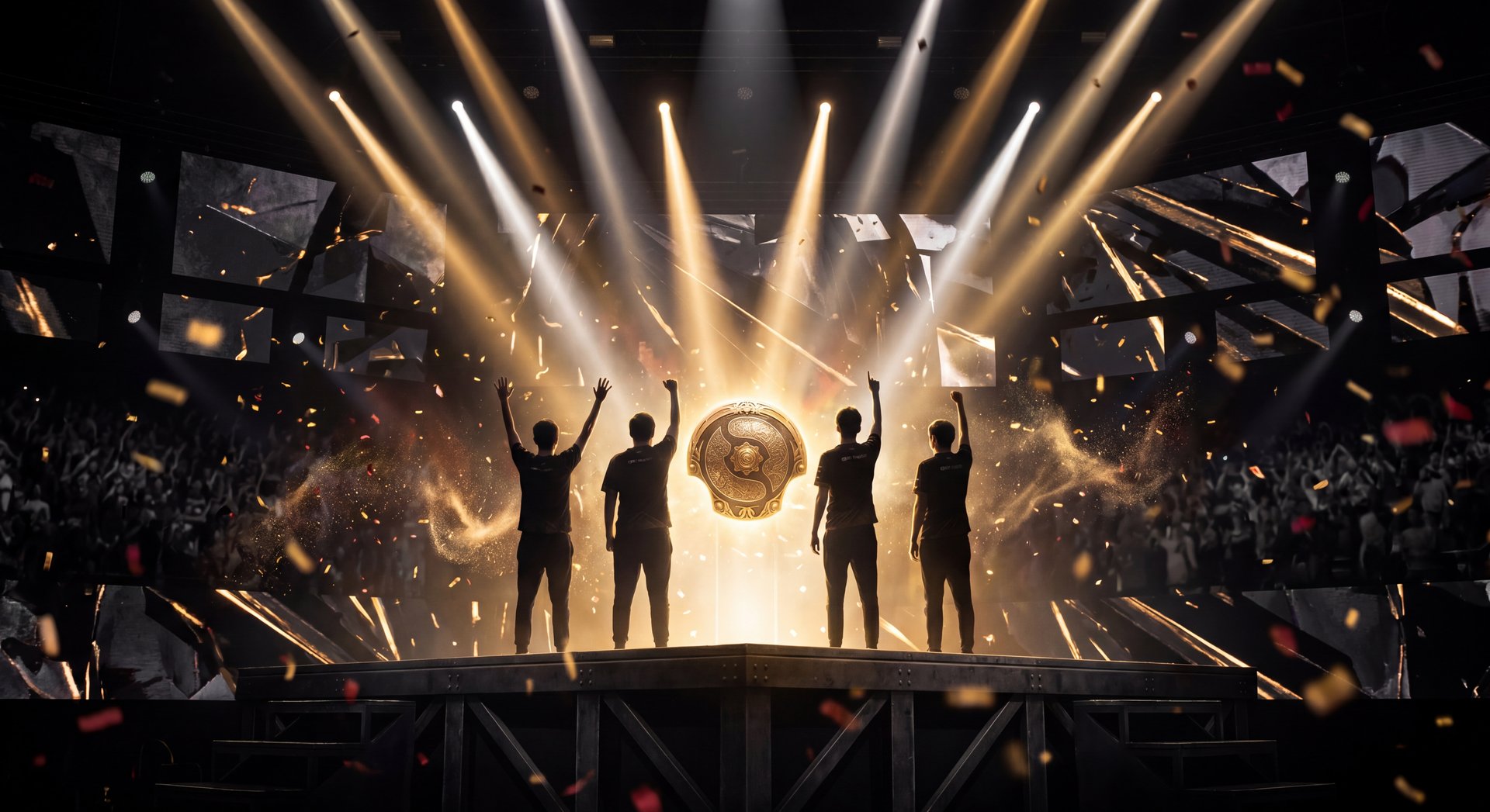 BetBoom Team championship moment at PGL Wallachia Season 8