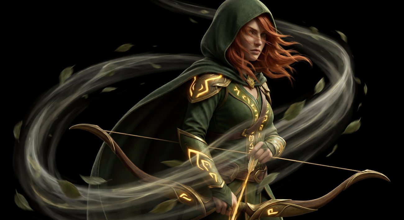 Windranger Dota 2 hero guide cinematic portrait