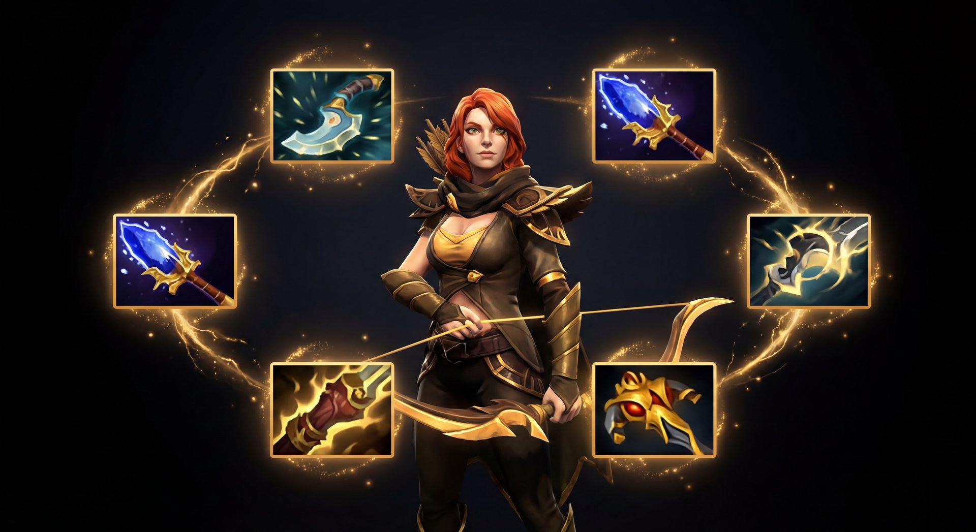 Windranger item build progression Dota 2