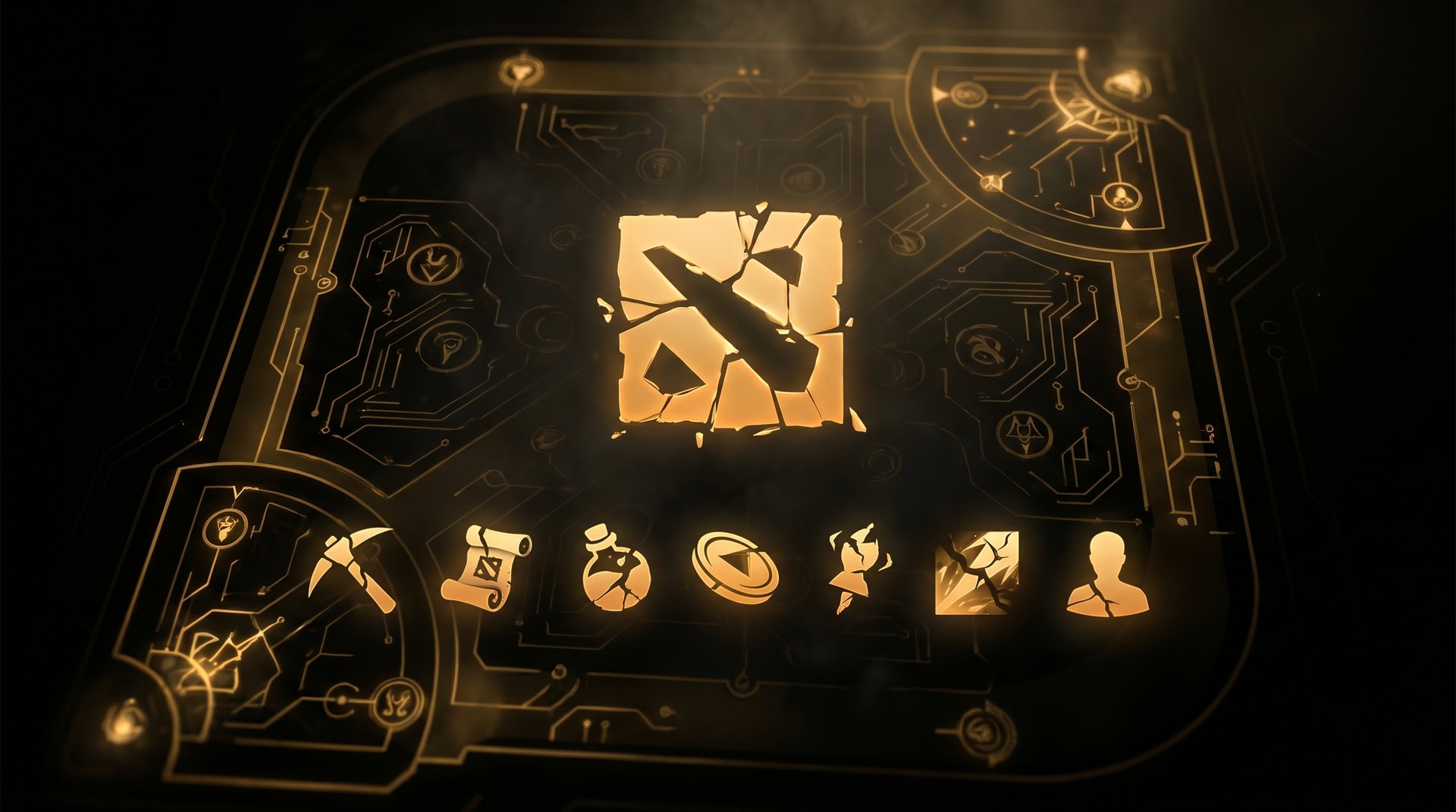 Dota 2 featured strategy image with cinematic map lighting