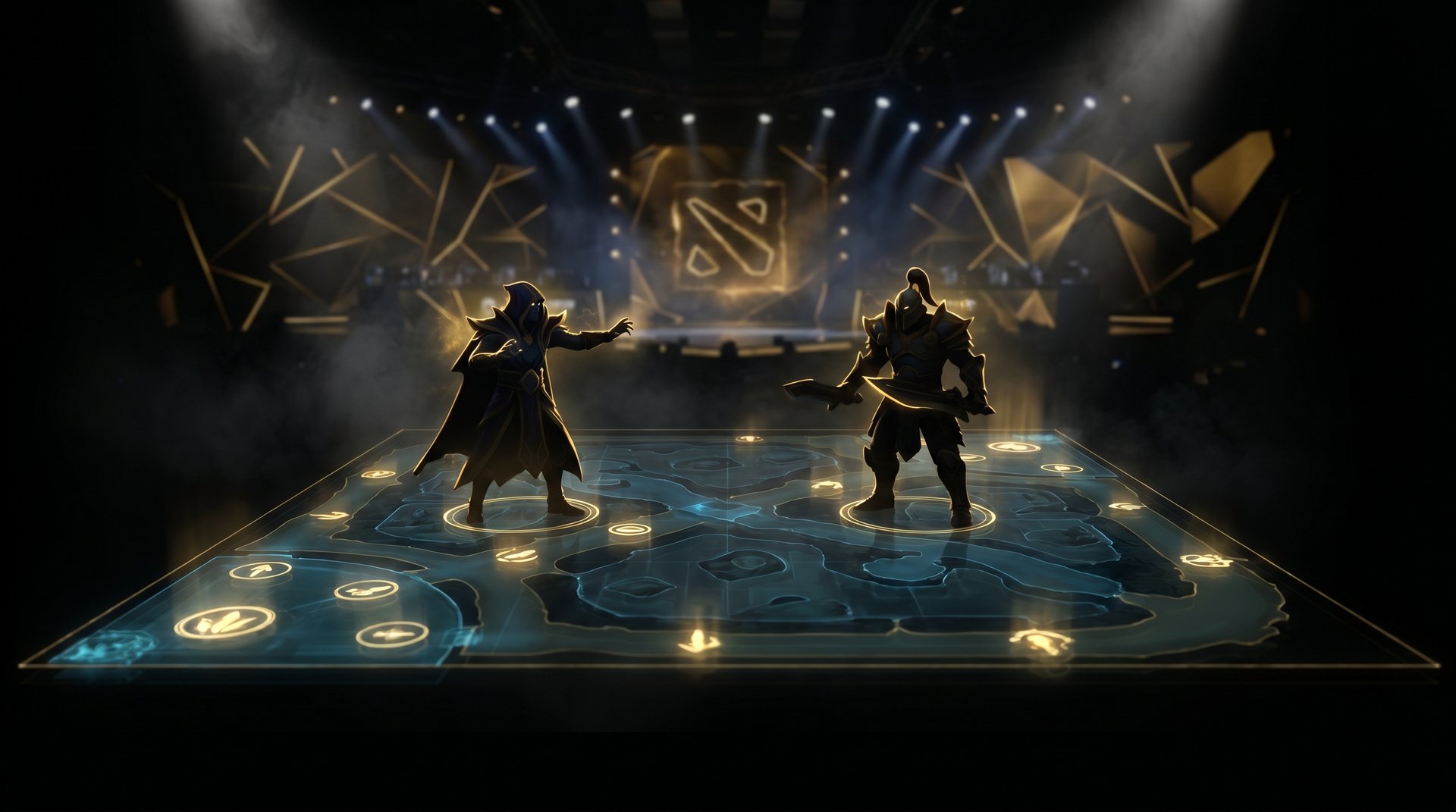 Dota 2 featured strategy image with cinematic map lighting