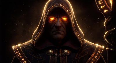 Warlock Dota 2 cinematic portrait