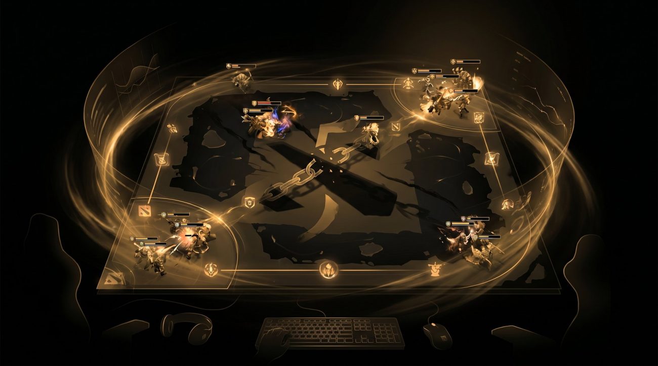 Dota 2 featured strategy image with cinematic map lighting