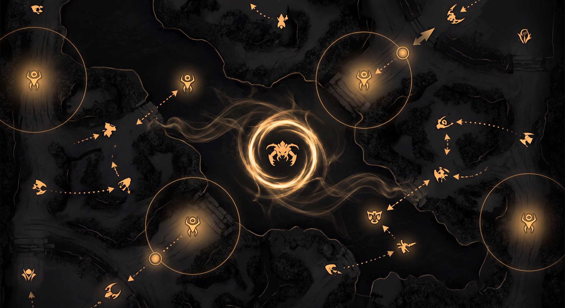 Dota 2 Roshan pit control with wards smoke and team movement