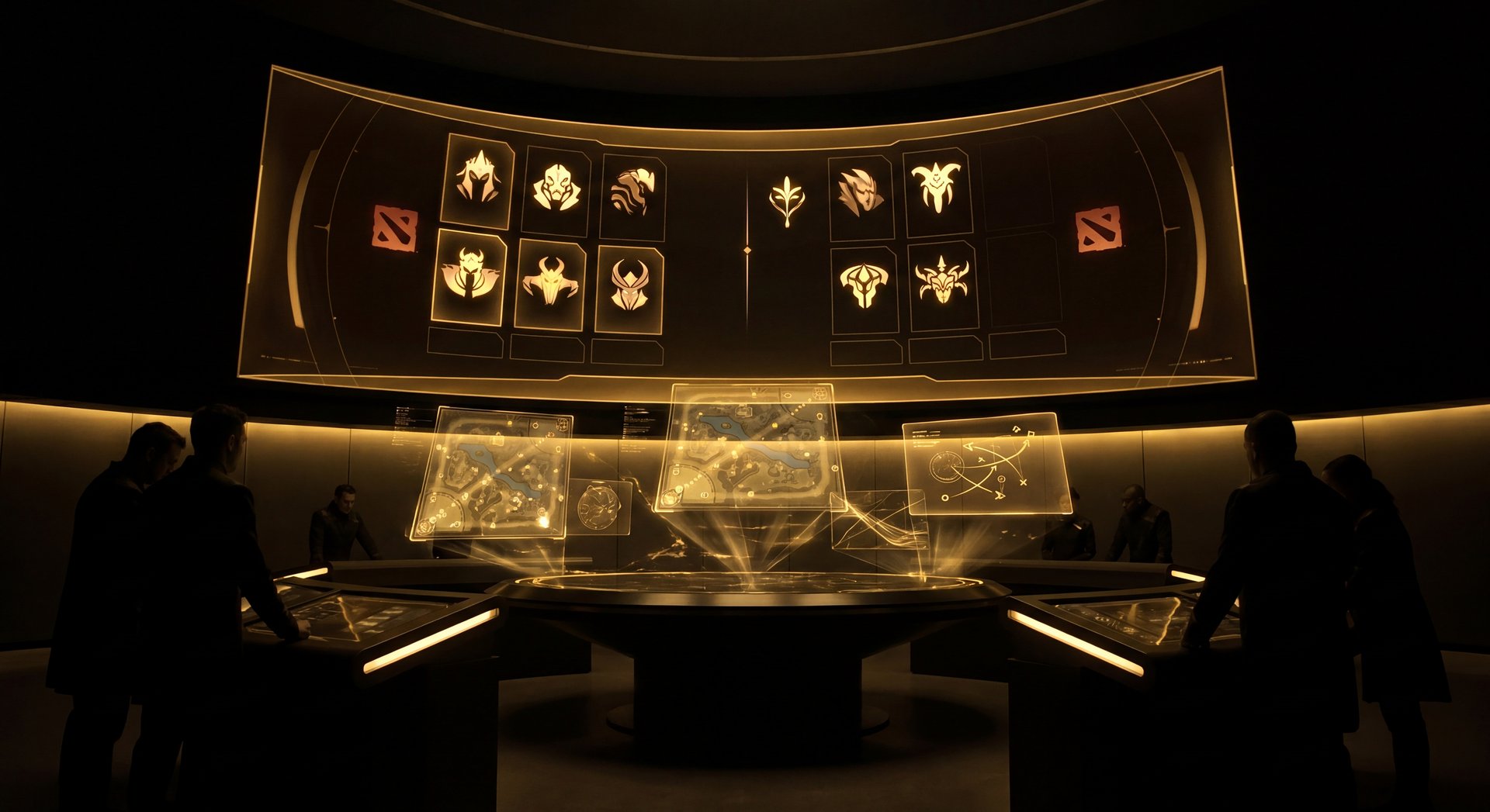 Dota 2 tactical draft board and strategy planning