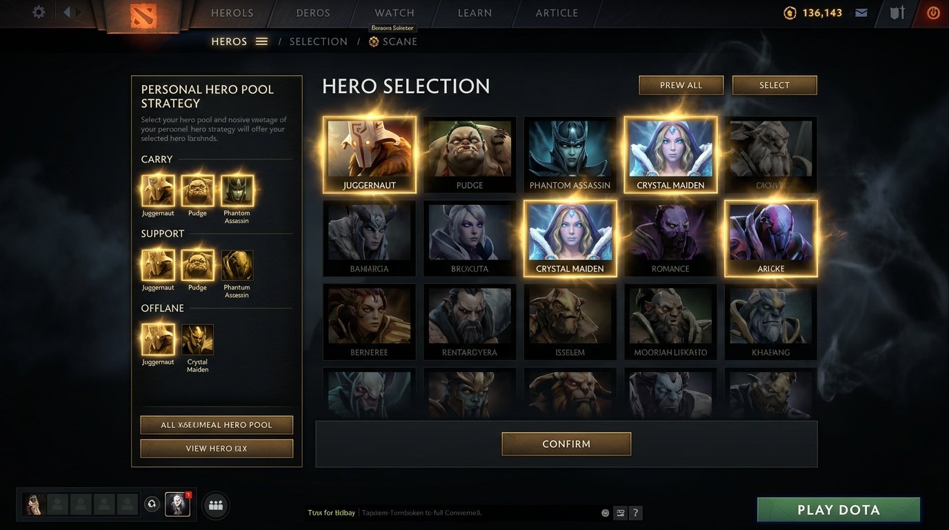 Dota 2 hero pool mmr builder guide