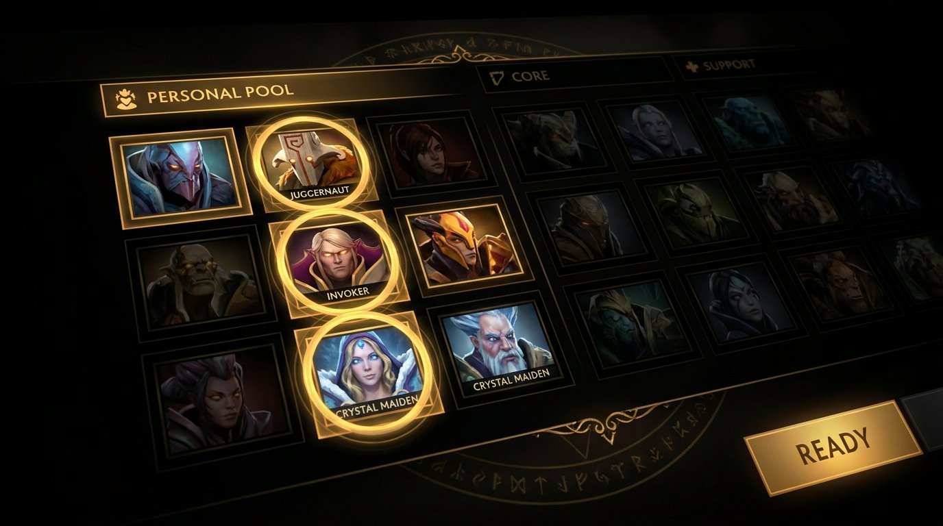 Dota 2 limited hero pool high mmr guide