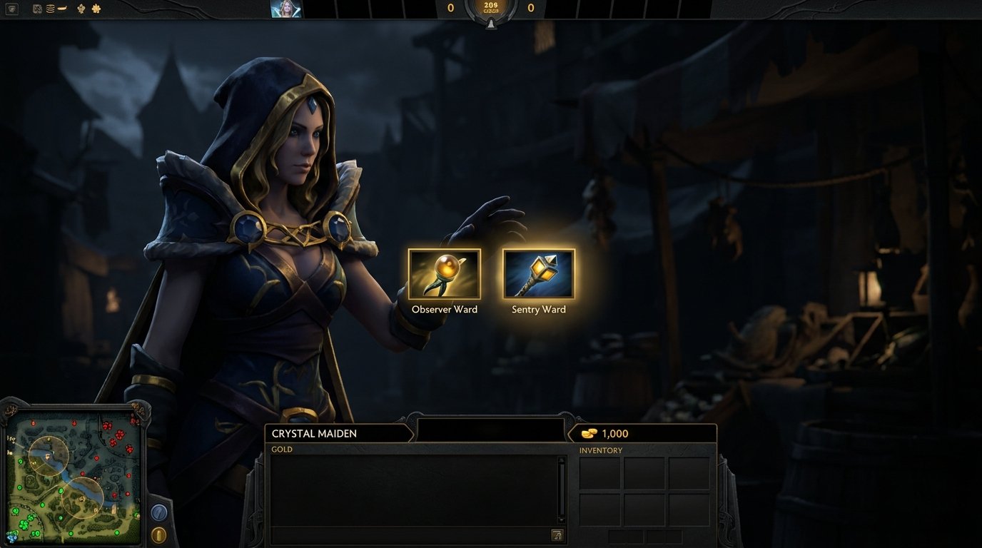 Dota 2 ward sentry economy support guide