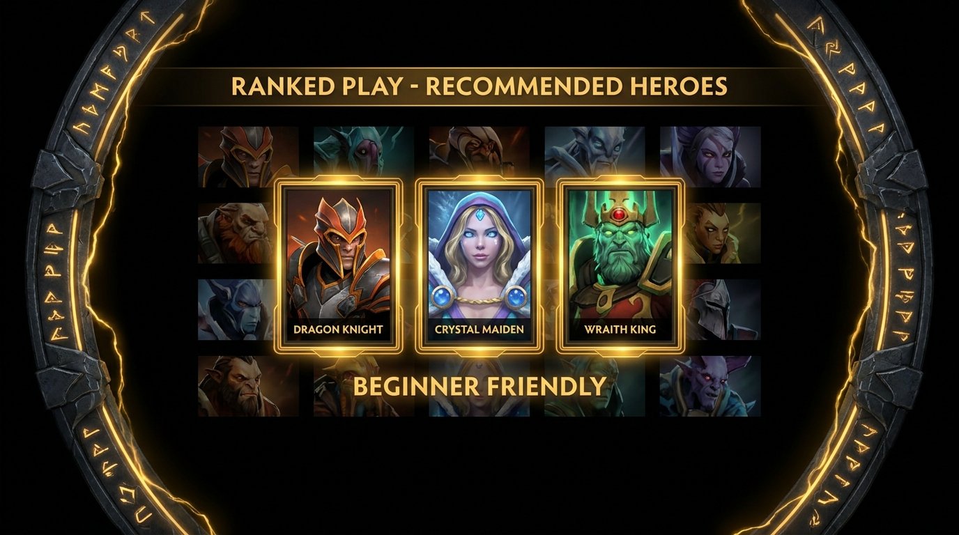 Dota 2 best heroes beginners ranked guide