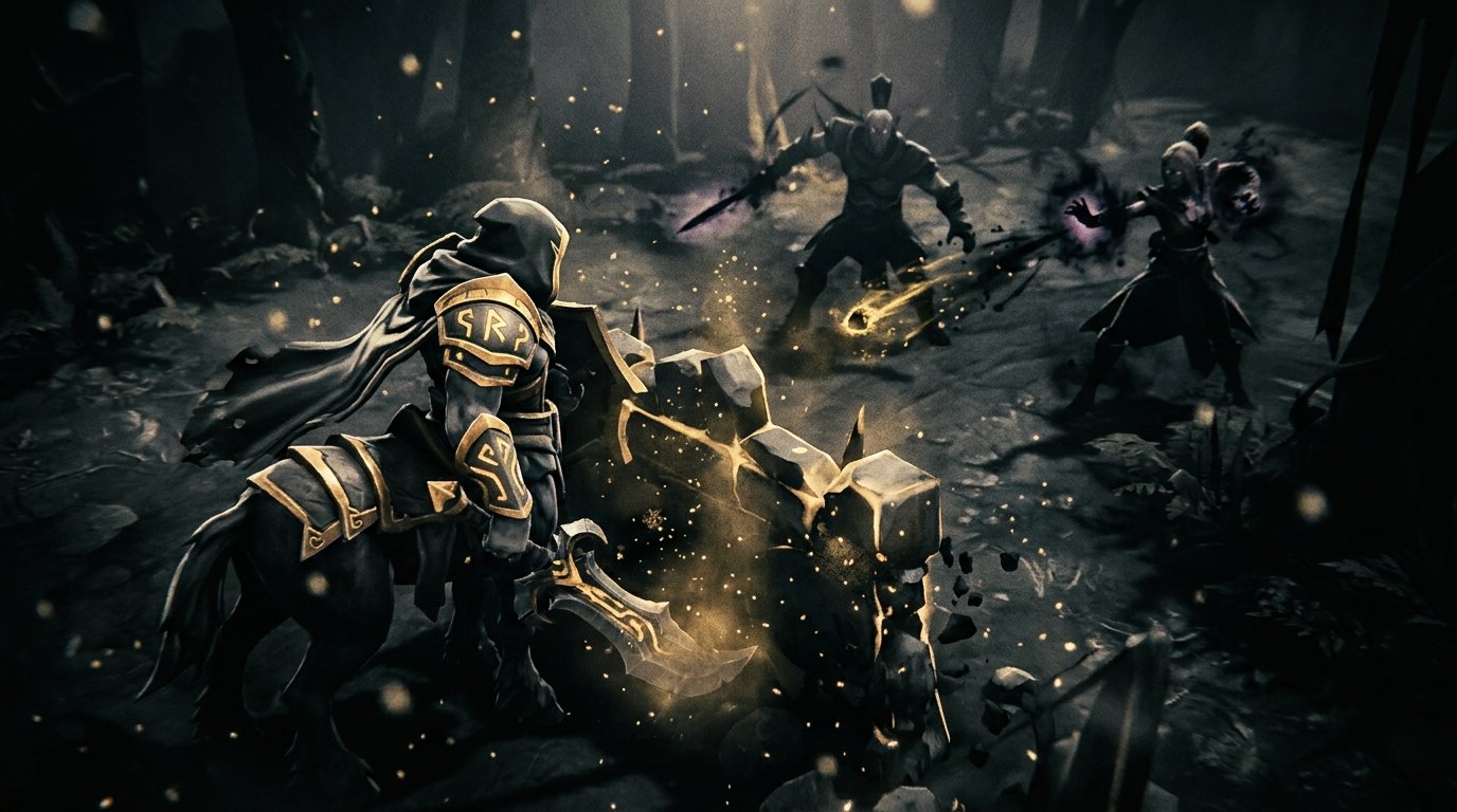 Dota 2 offlane trading