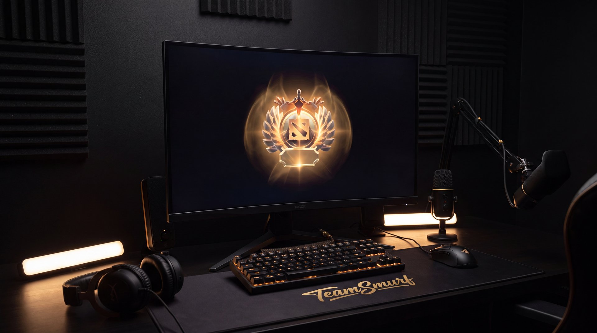 TeamSmurf.ir calibration boost service Immortal rank dota 2 gold black