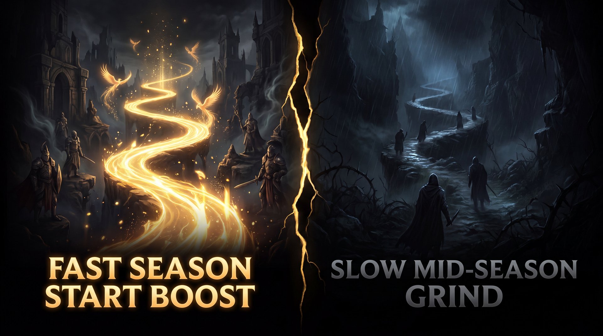 Dota 2 season recalibration boost timing comparison chart first week strategy gold cinematic