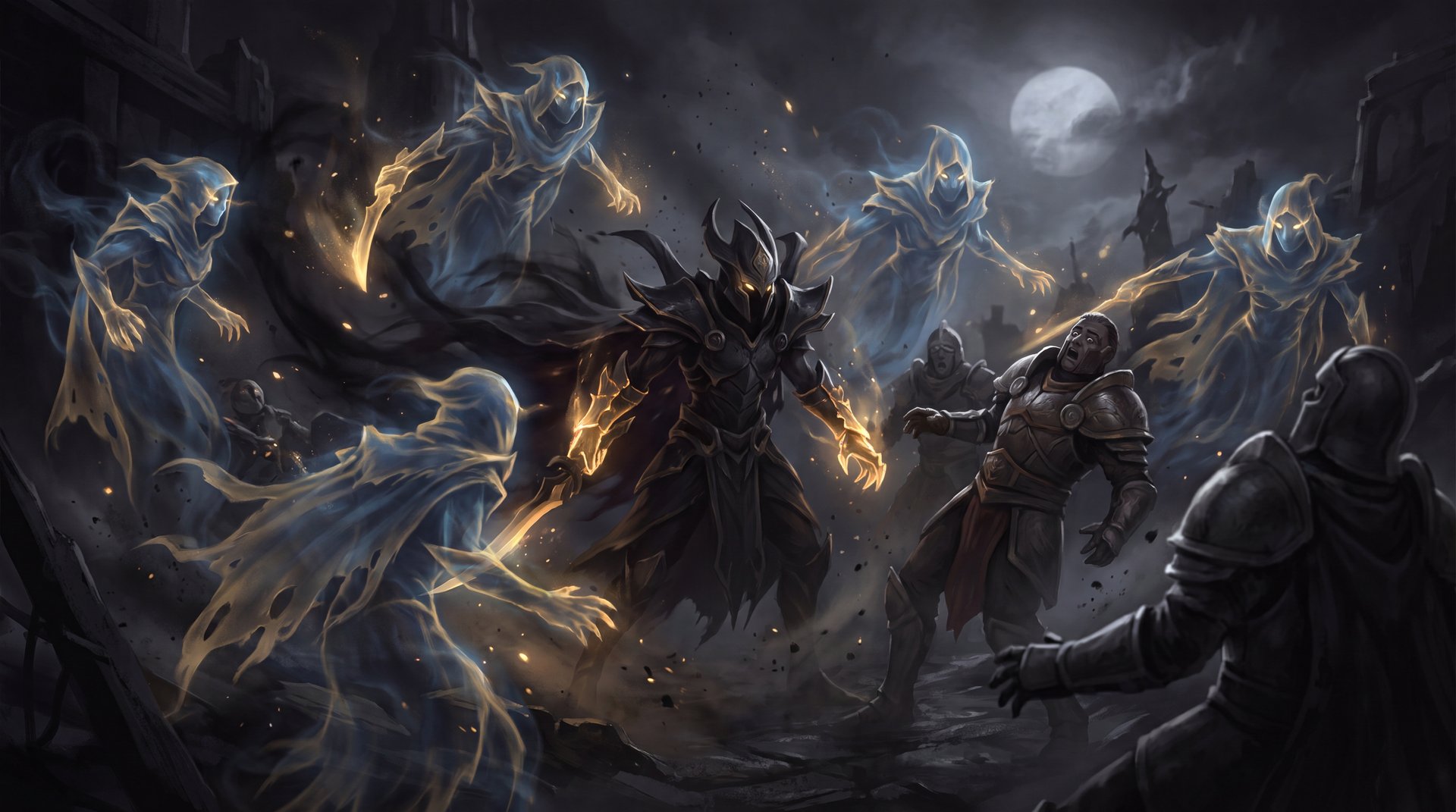 Spectre Dota 2 Haunt ultimate ability spectral illusions haunting all enemies global teamfight